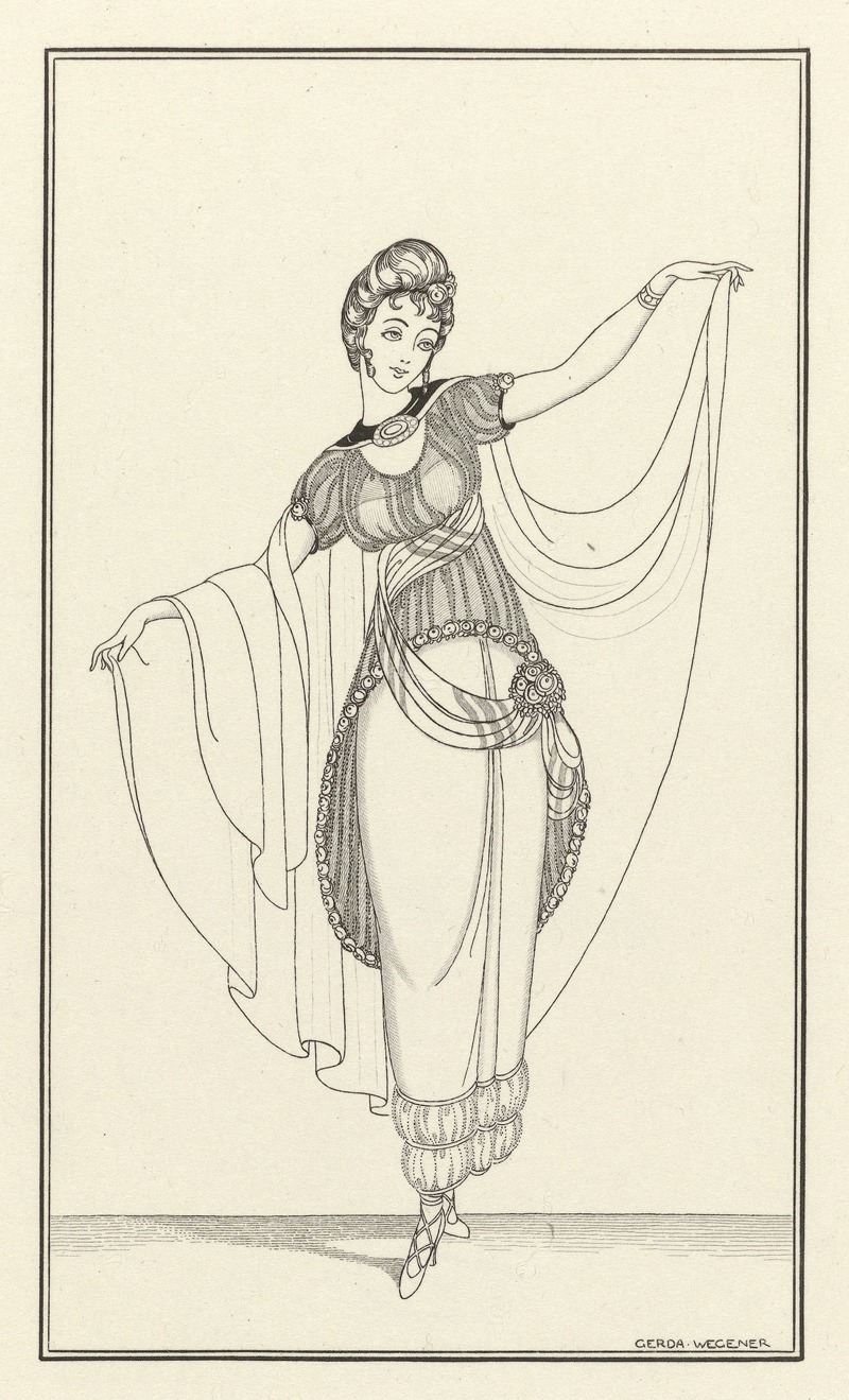 A vibrant illustration showcasing Parisian fashion from 1914.