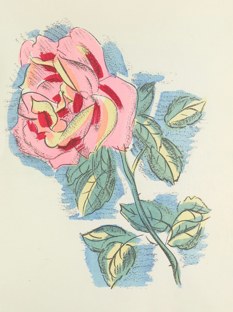 Raoul Dufy's 'Madrigaux pl 4' showcases vibrant colors and playful forms.