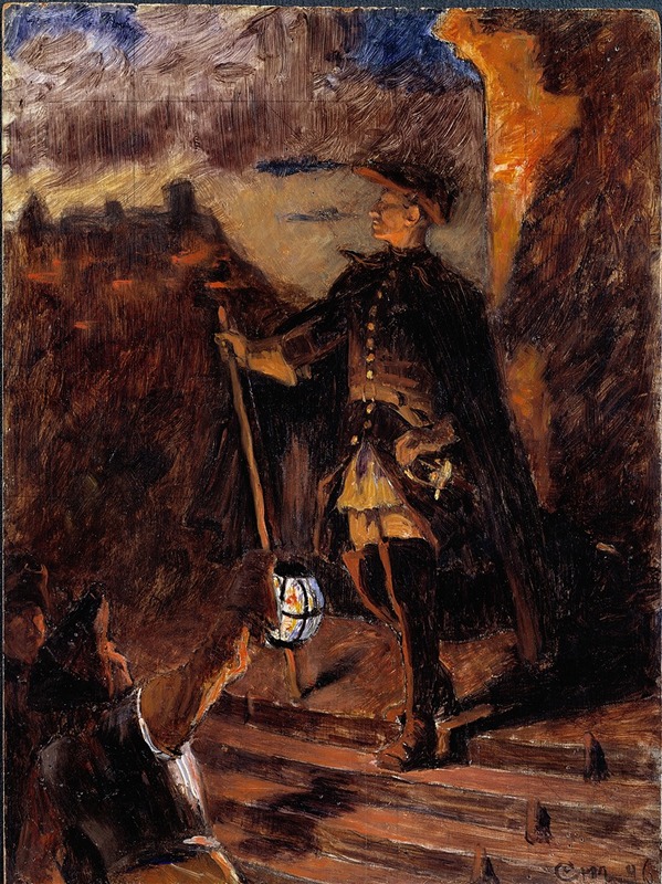 Gustaf Cederström's painting '30th November' captures a significant historical moment.