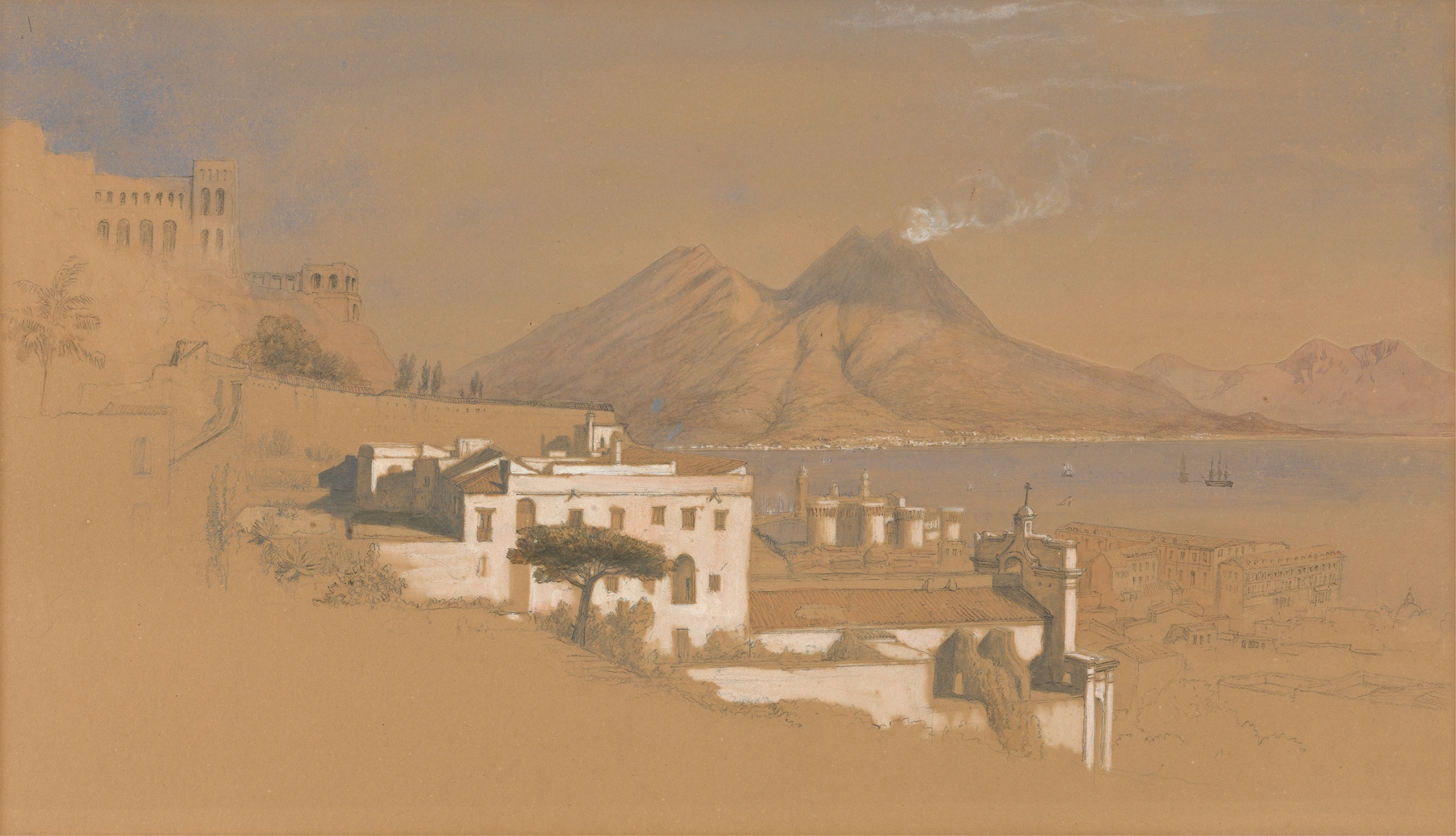 Vesuvius in Eruption, by Clarkson Stanfield, public domain