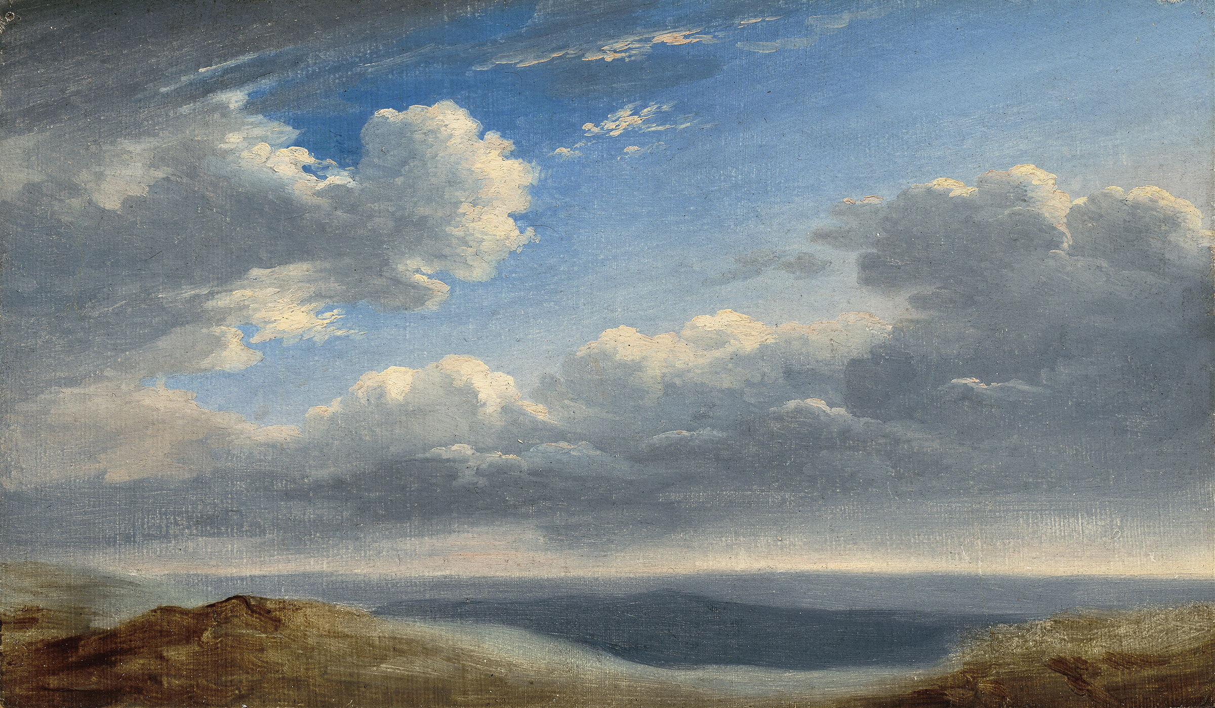 Study of Clouds over the Roman Campagna, by Pierre-Henri de Valenciennes, public domain