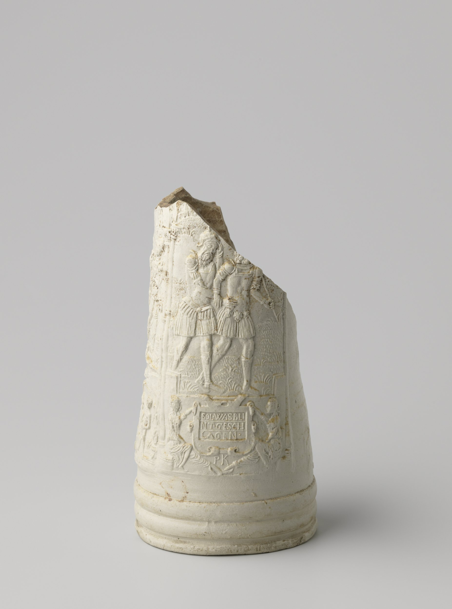 Fragment of a tankard depicting the Conversion of Paul by Peter Knütgen, medium unknown