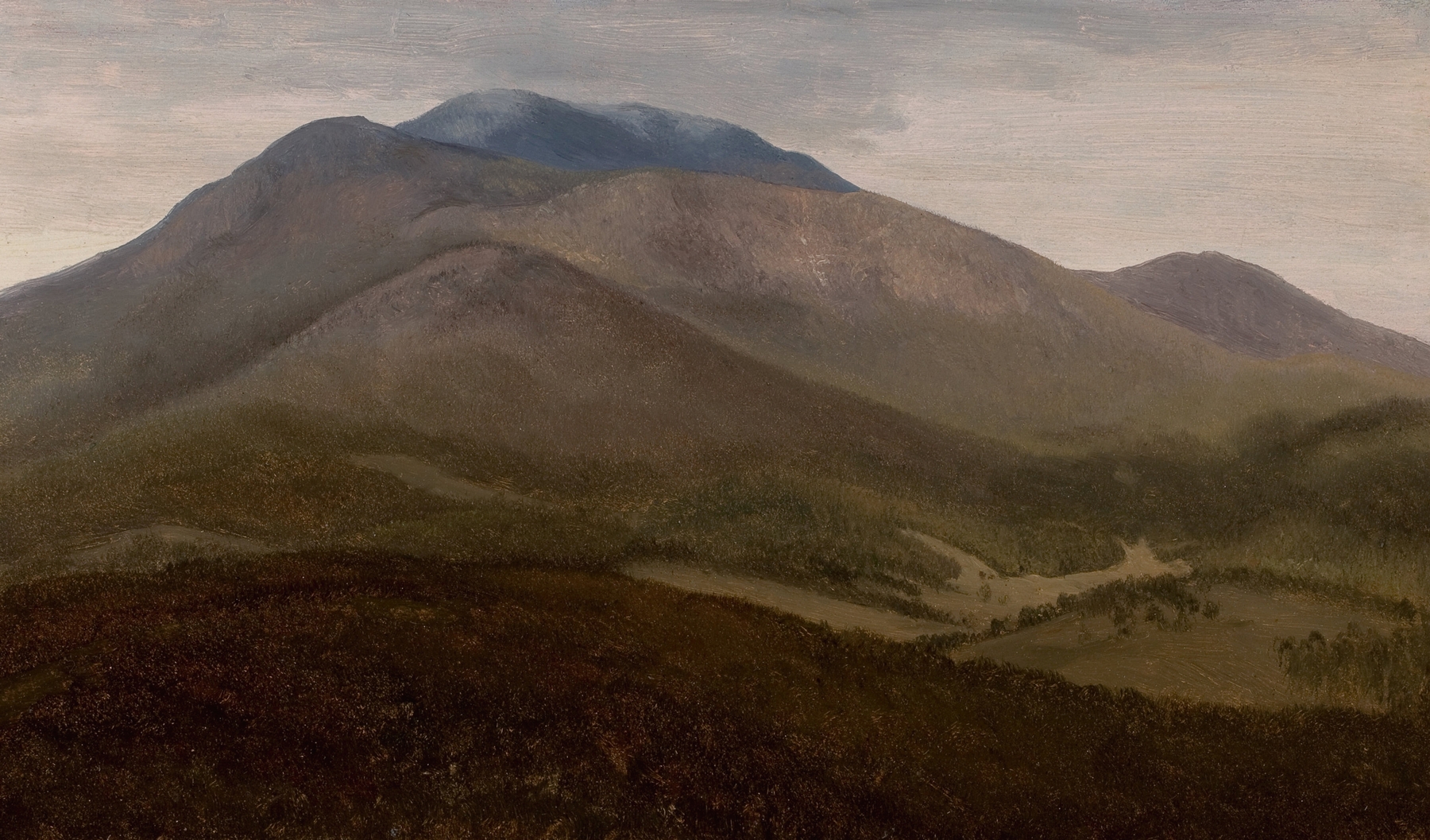 White Mountains landscape, oil on canvas by Albert Bierstadt
