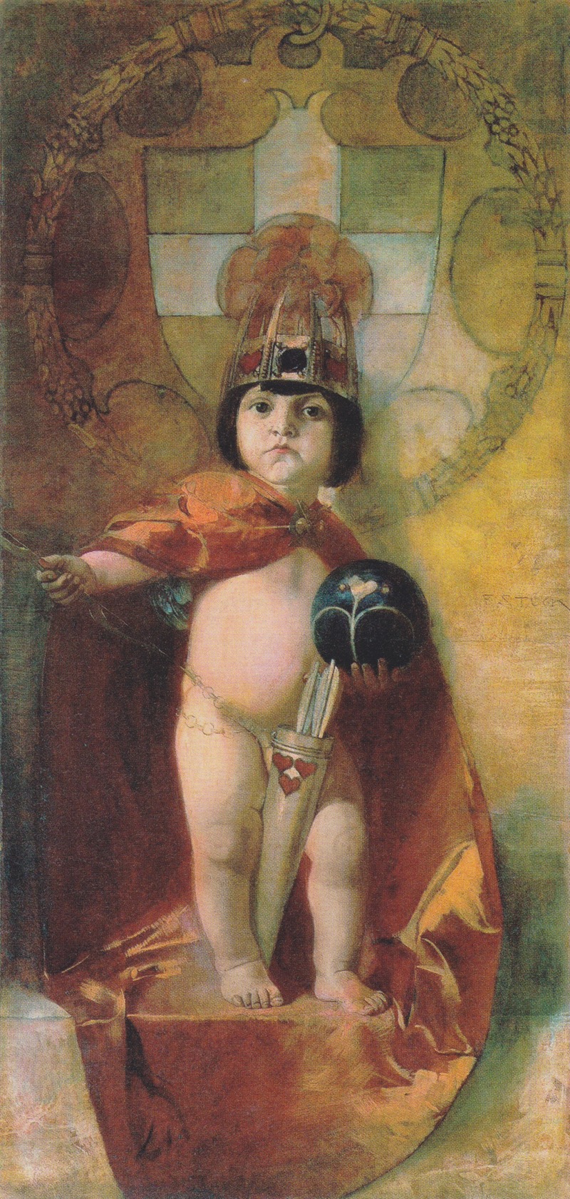Franz von Stuck's 'Amor Imperator' explores themes of love and power through striking imagery.