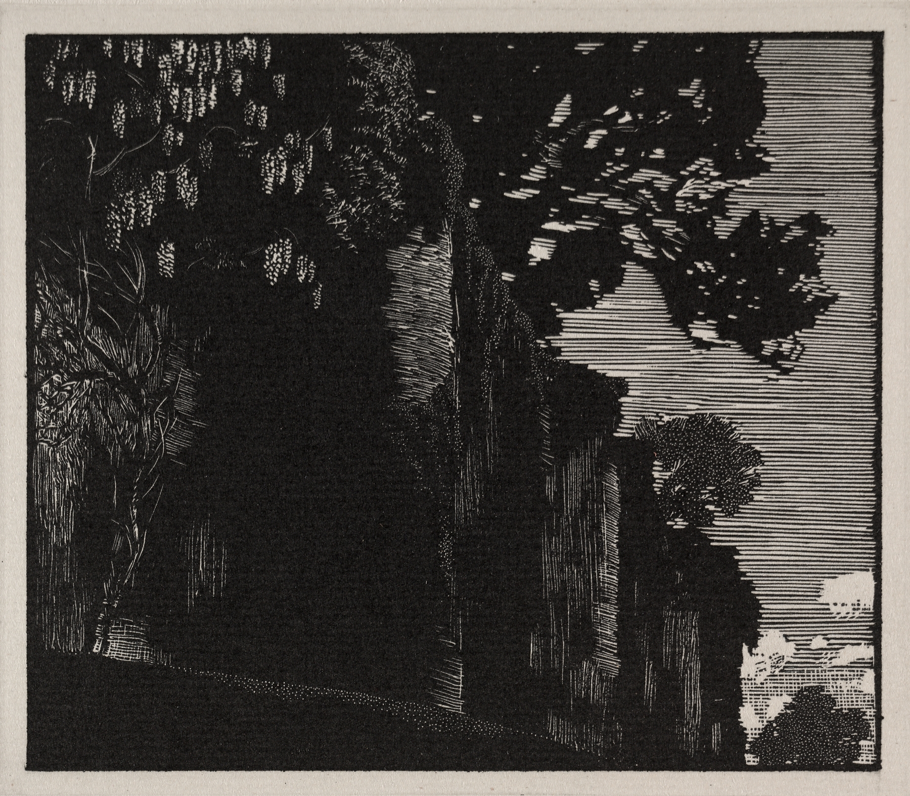 Figurative artwork by Orville Houghton Peets, depicting silence and sorrow in a haunting atmosphere.