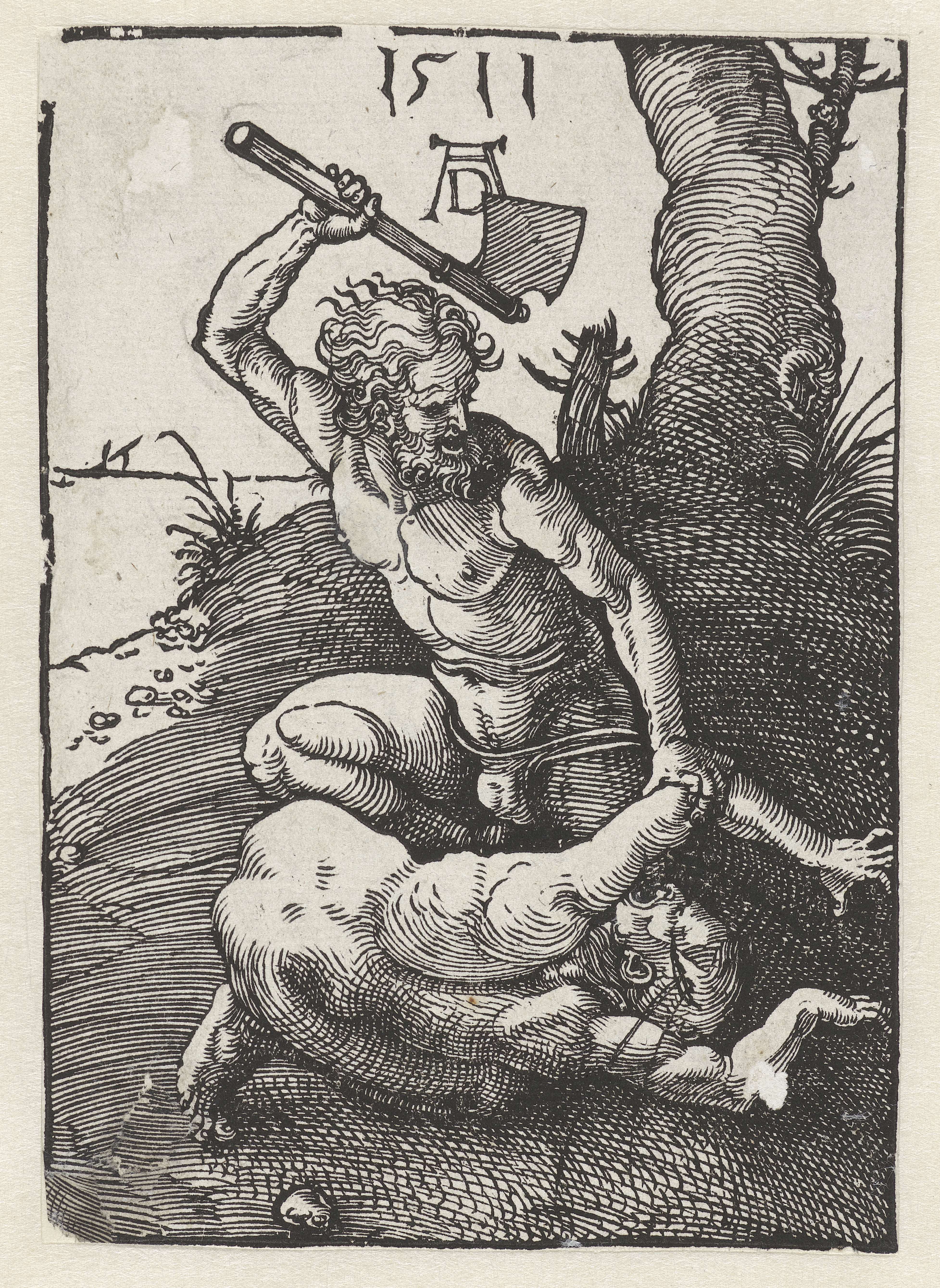 Kaïn doodt Abel, by Albrecht Dürer, public domain