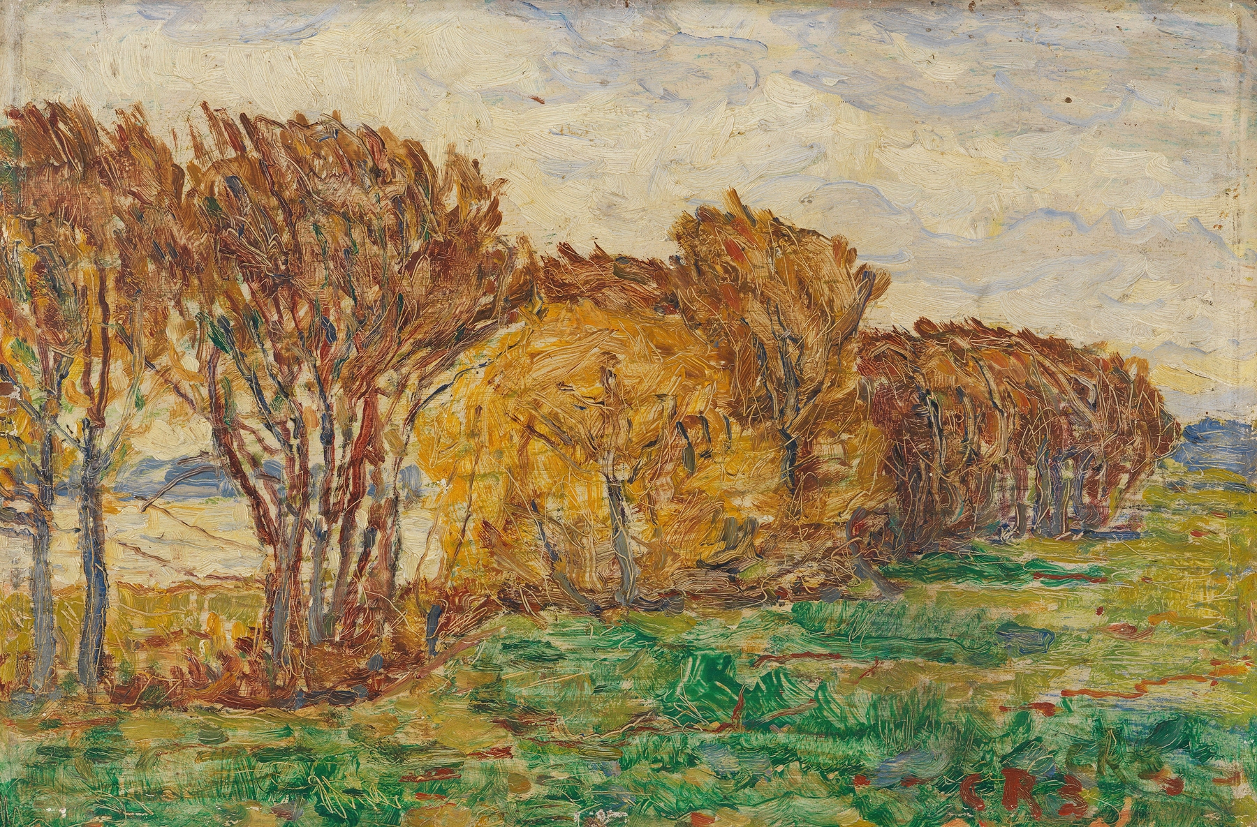 Herbstlandschaft, by Christian Rohlfs, public domain