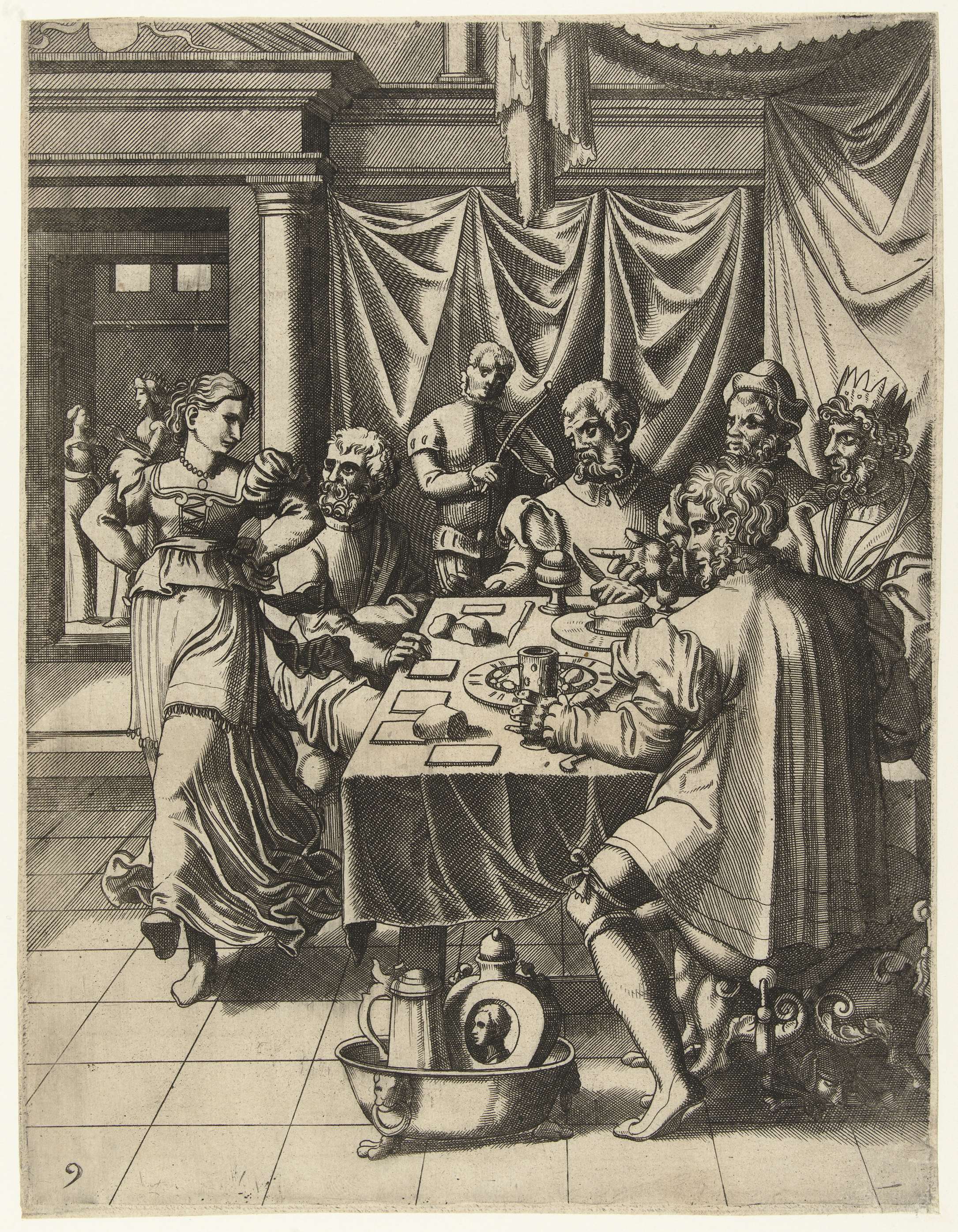 Dans van Salome, by Hans Liefrinck (I), public domain