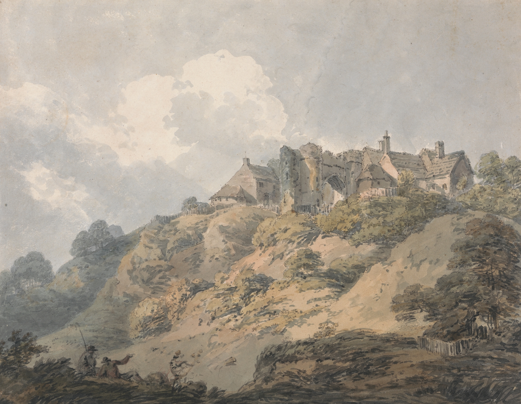 View of Winchelsea, Sussex, by Thomas Girtin, public domain