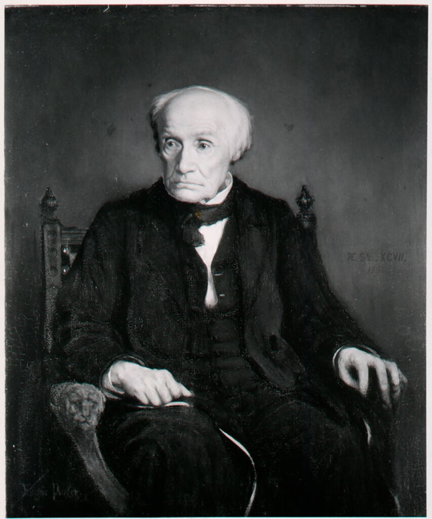 Portrait of Ezekiel Price Greenleaf by Edgar Parker, oil on canvas