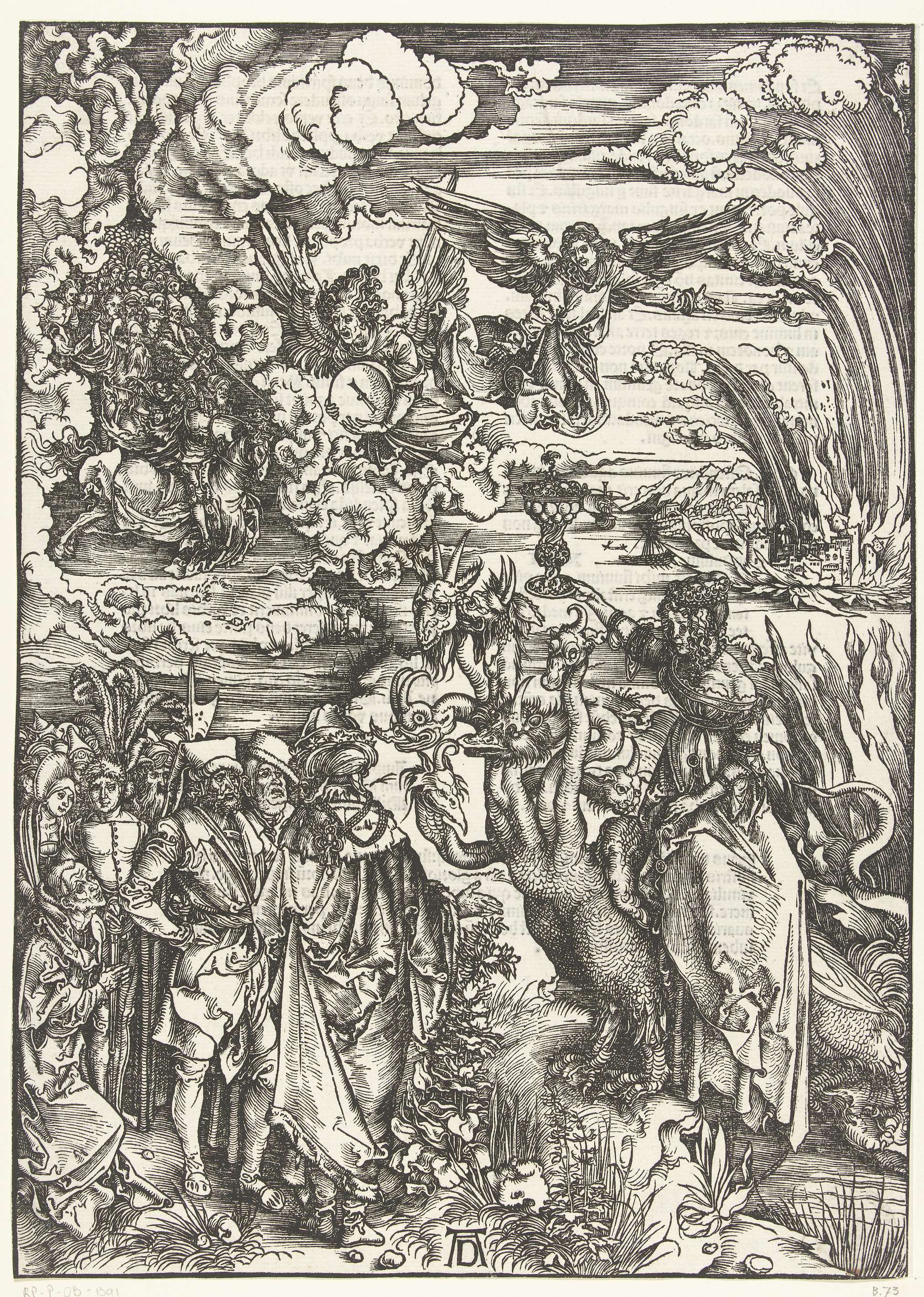 De hoer van Babylon, by Albrecht Dürer, public domain