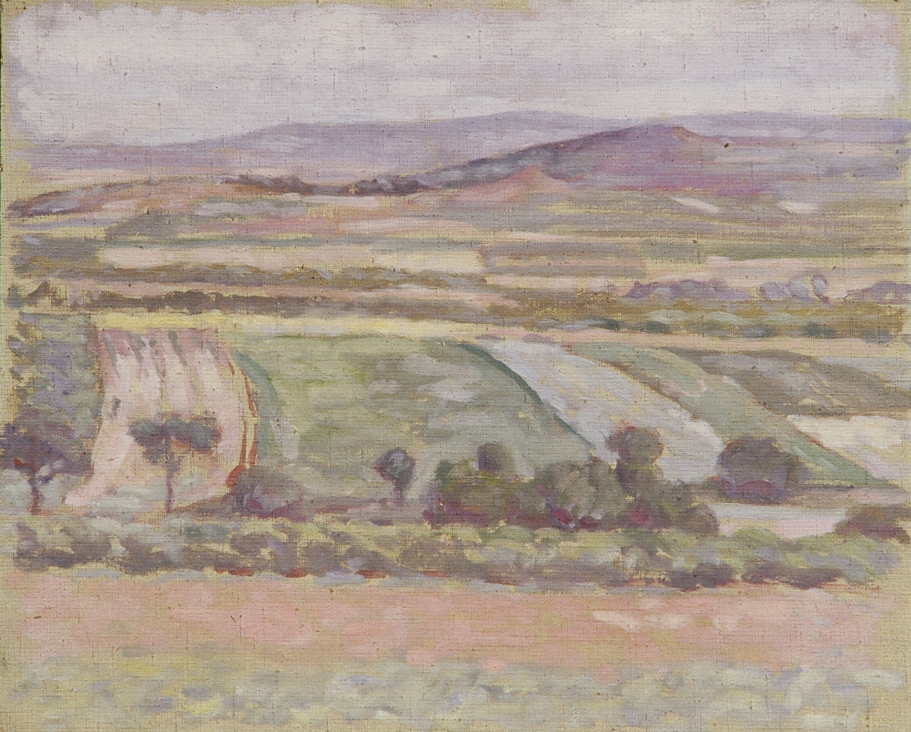 Hügellandschaft, by Walther Gamerith, public domain
