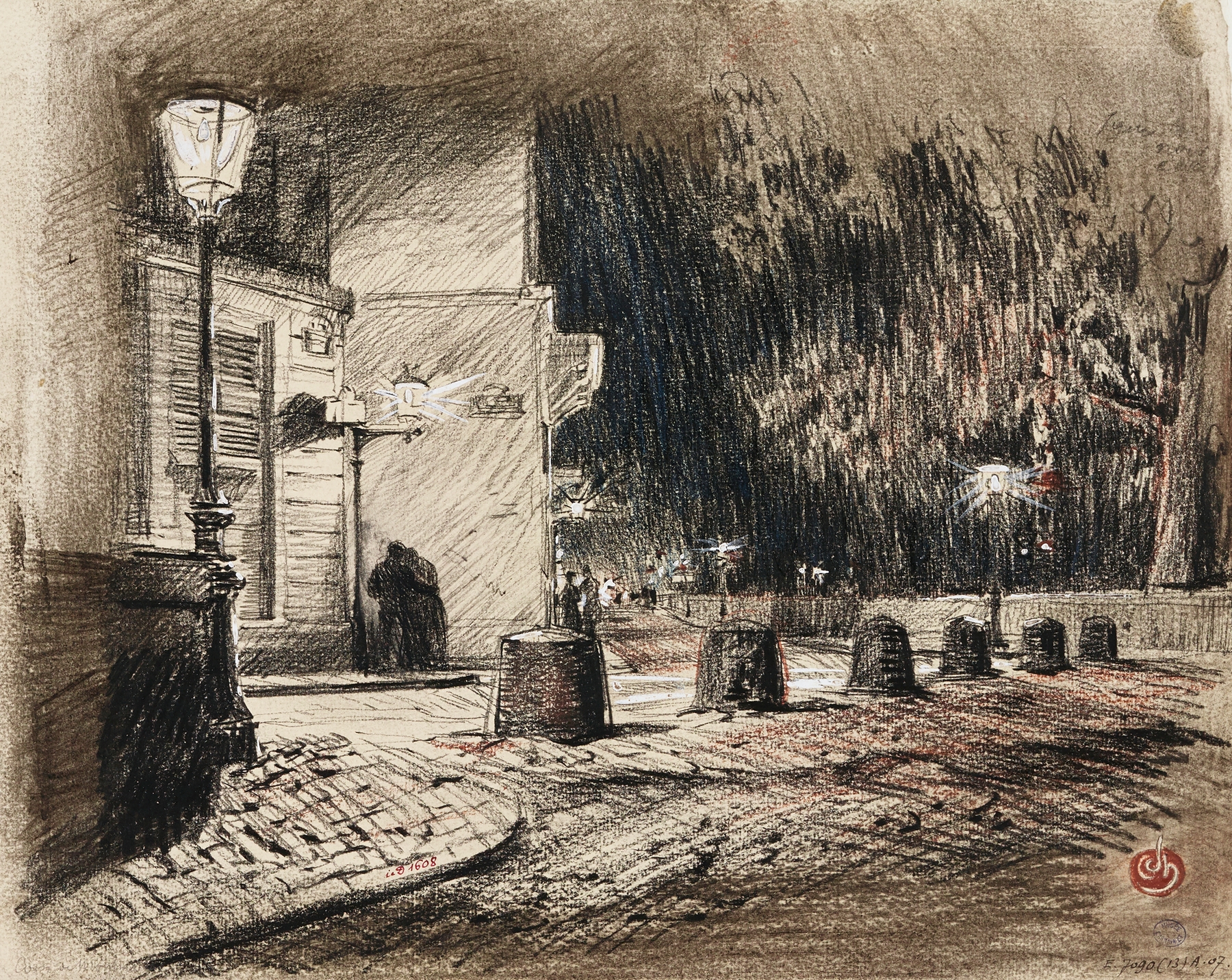 Un coin à Montmartre, by Charles Jouas, public domain