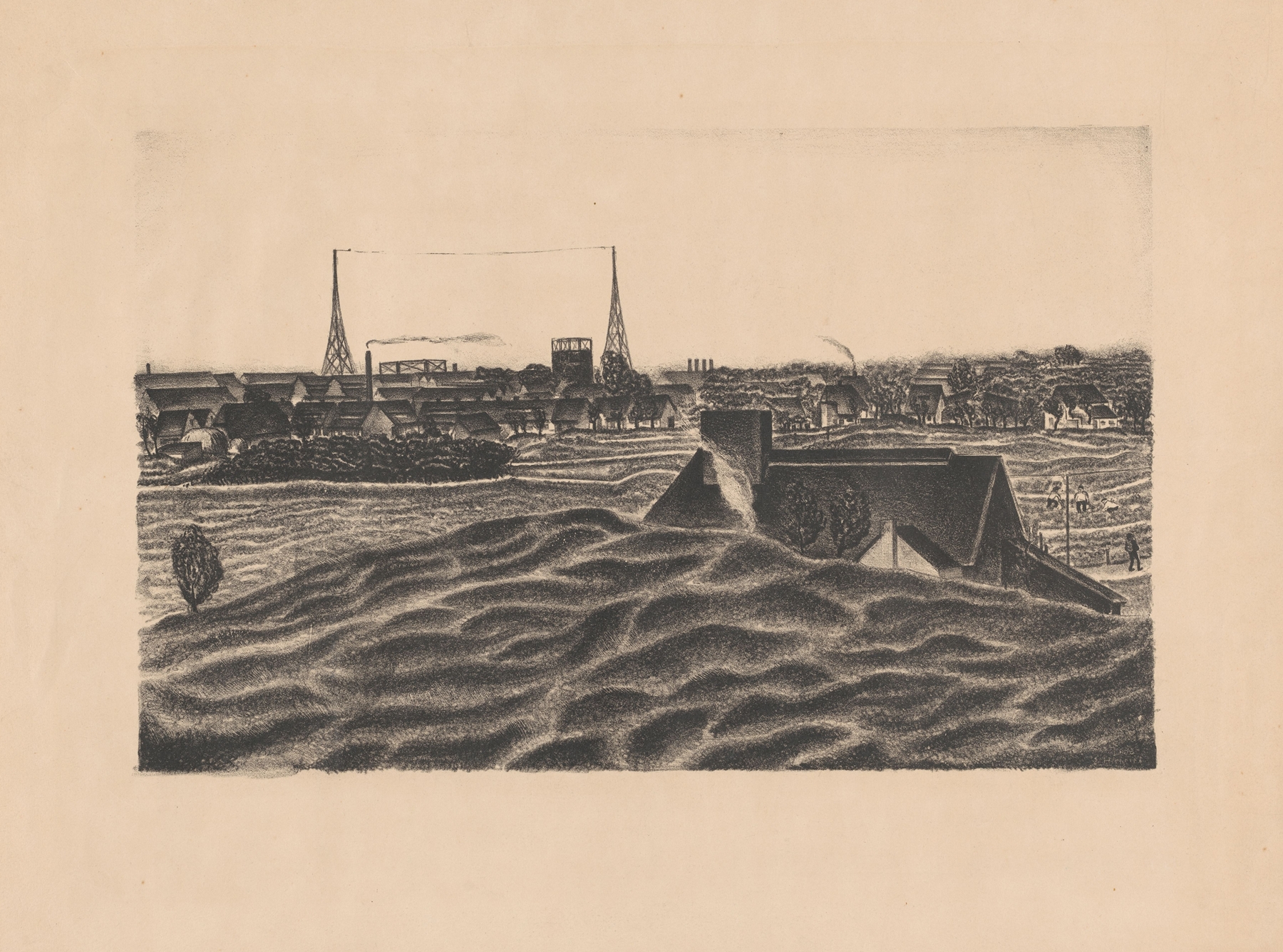Gezicht op Hilversum, by Henk Henriët, public domain