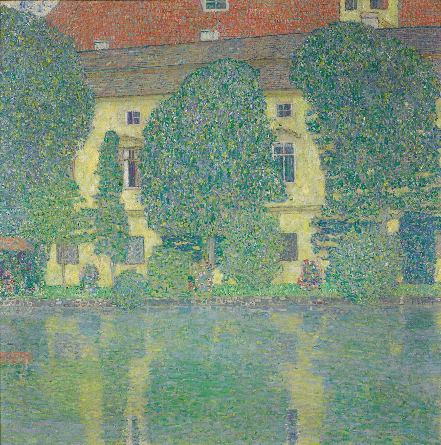 Schloss Kammer am Attersee III, by Gustav Klimt, public domain
