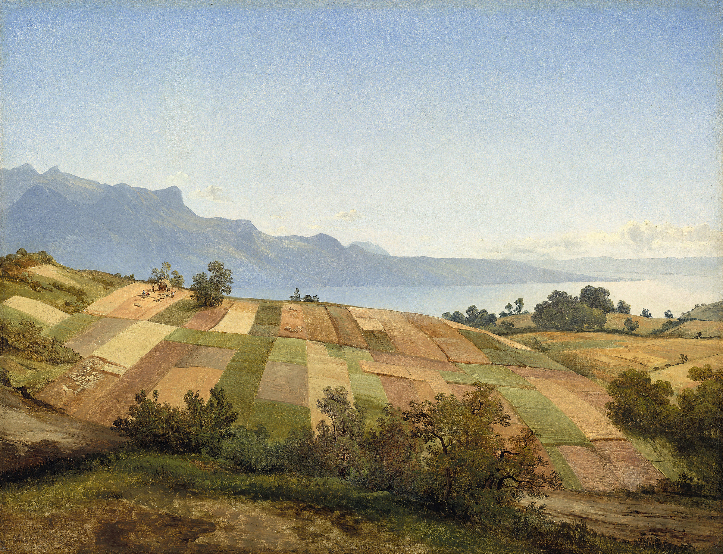Swiss Landscape, by Alexandre Calame, public domain