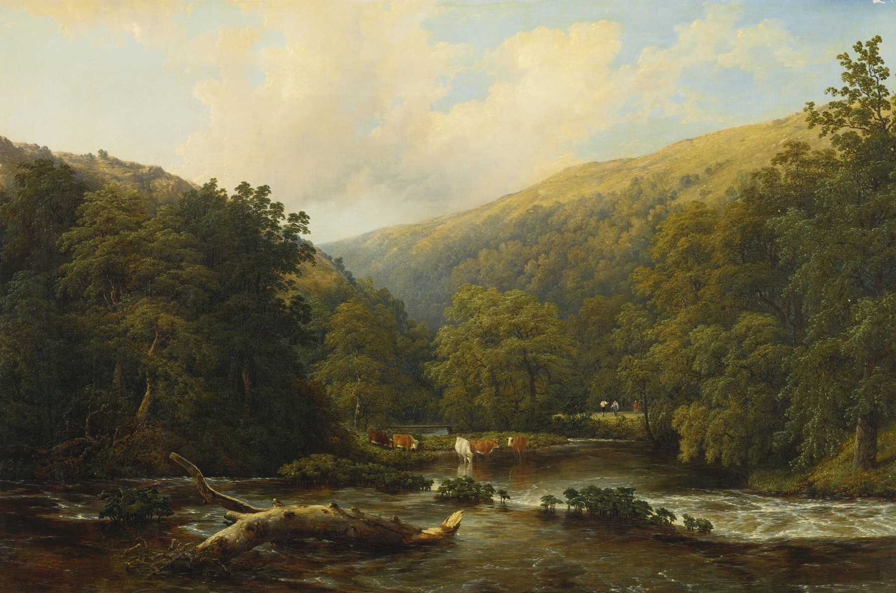 Landscape of Monsale Dale by Thomas Baker, medium unknown