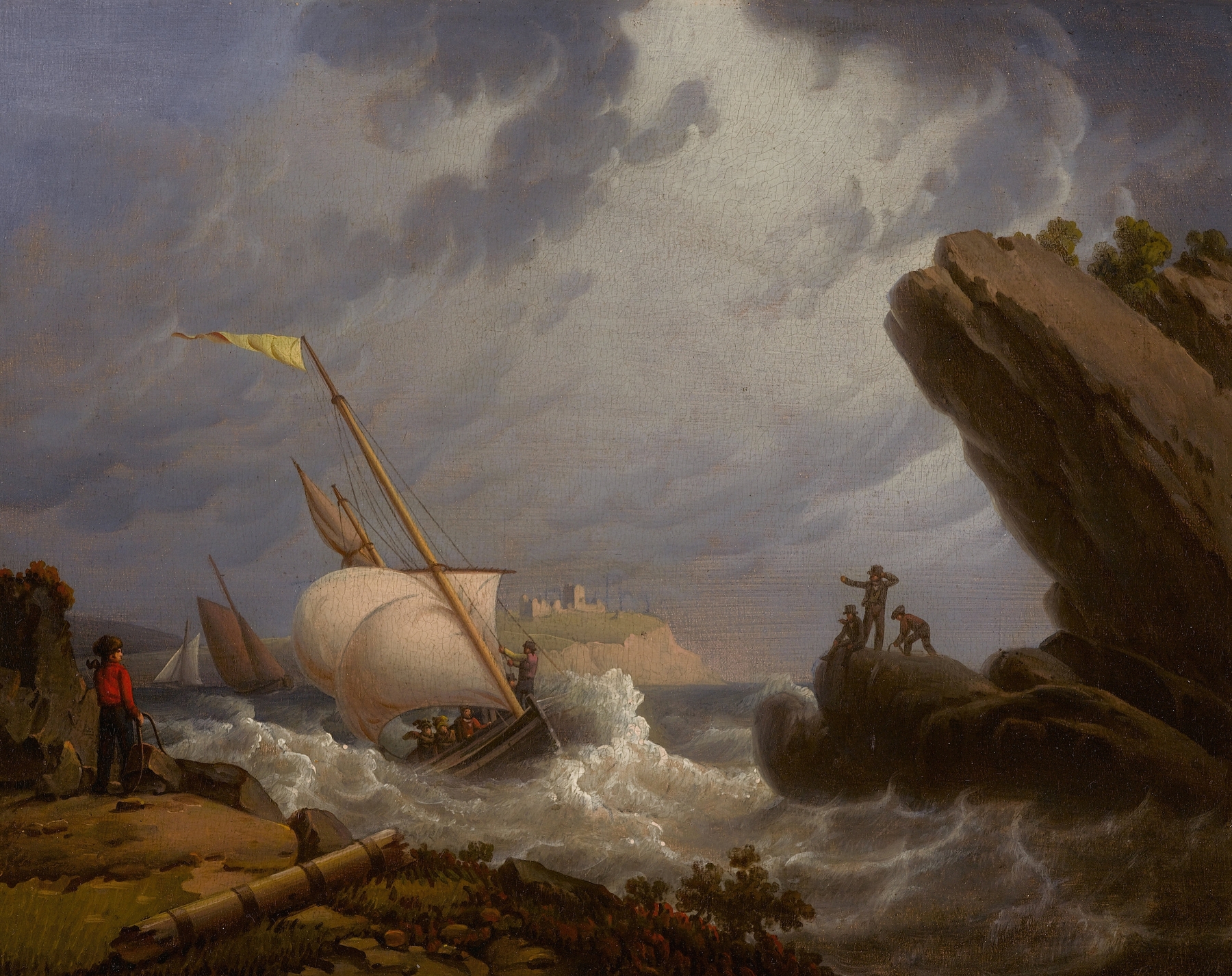 Ferryboat, by Robert Salmon, public domain