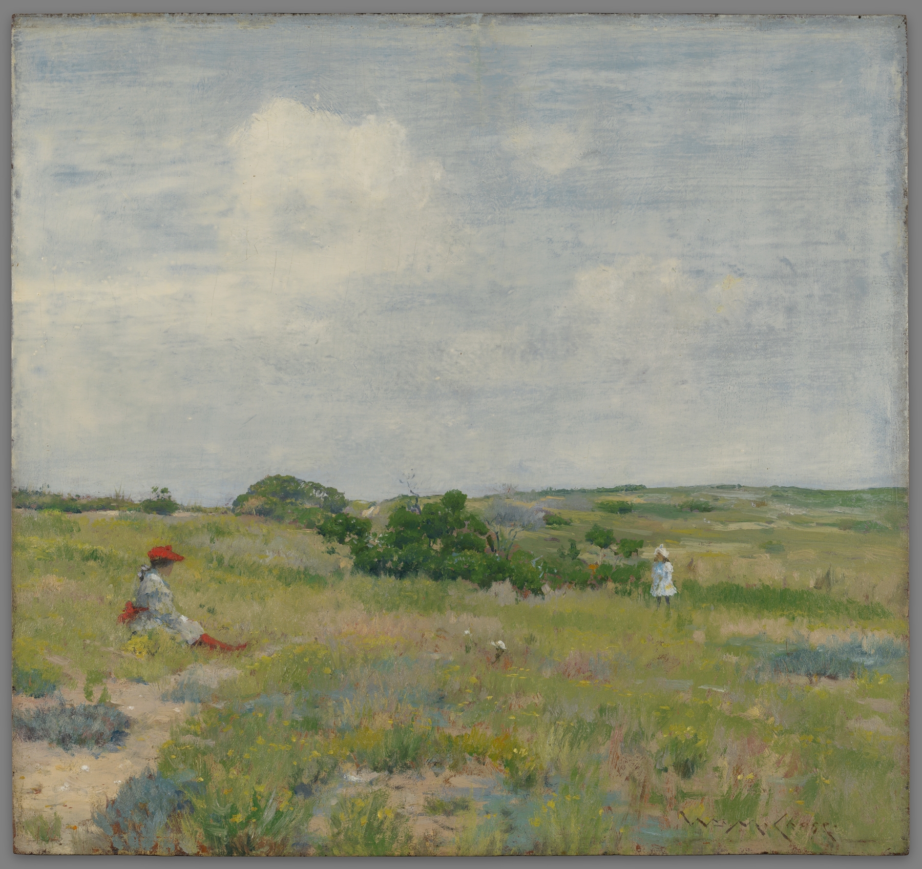 Shinnecock Hills, by William Merritt Chase, public domain