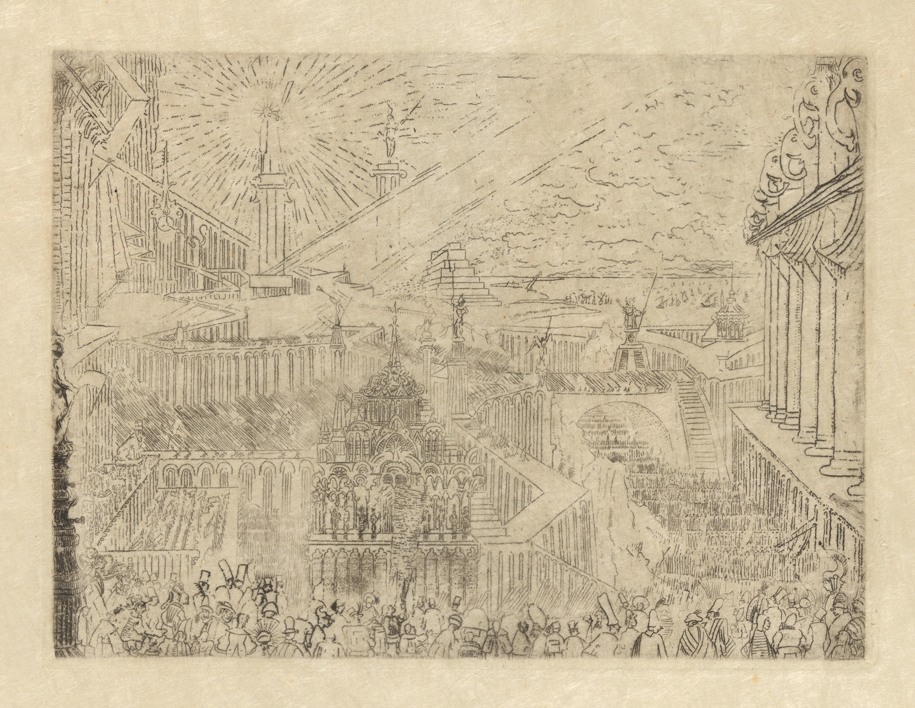 Verovering van een vreemde stad, by James Ensor, public domain
