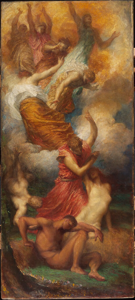 The Creation of Eve, oil on canvas by George Frederic Watts, depicting Eve's creation.