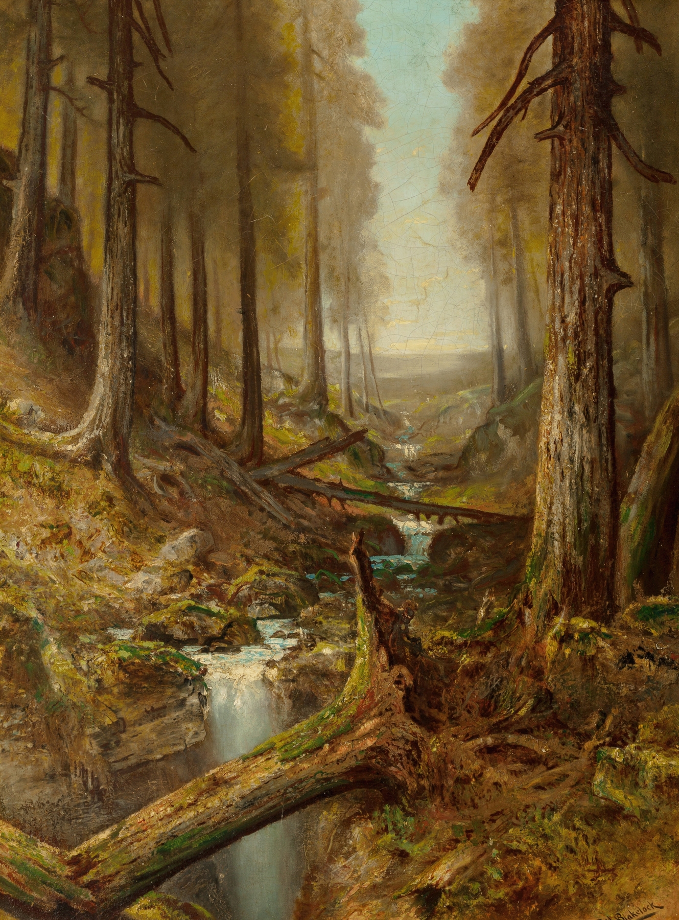 Forest Interior, by Ralph Albert Blakelock, public domain