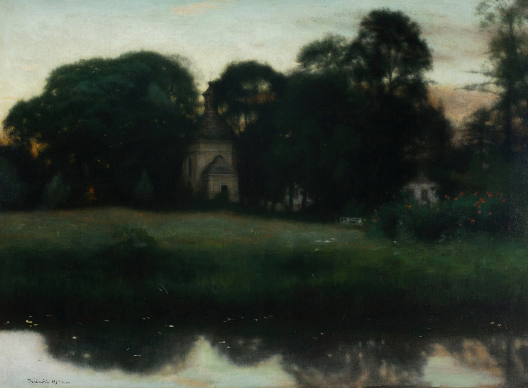 Park in Duboy, by Józef Pankiewicz, public domain