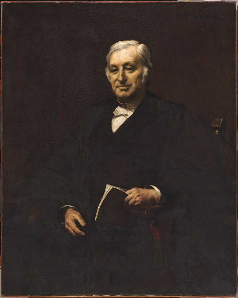 Portrait of Andrew Preston Peabody by Frederic Porter Vinton, oil on canvas