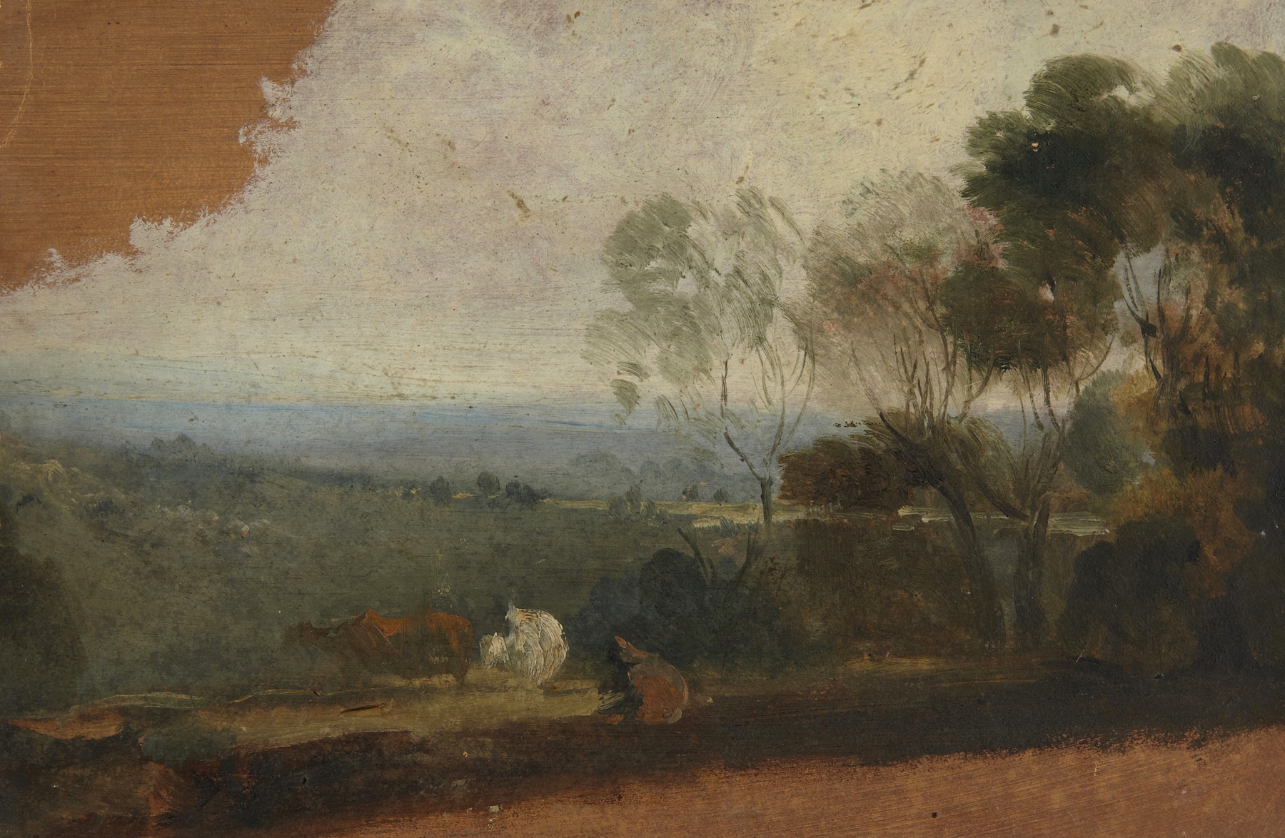 Landscape with Lake and Cattle, oil on canvas by Thomas Barker Of Bath