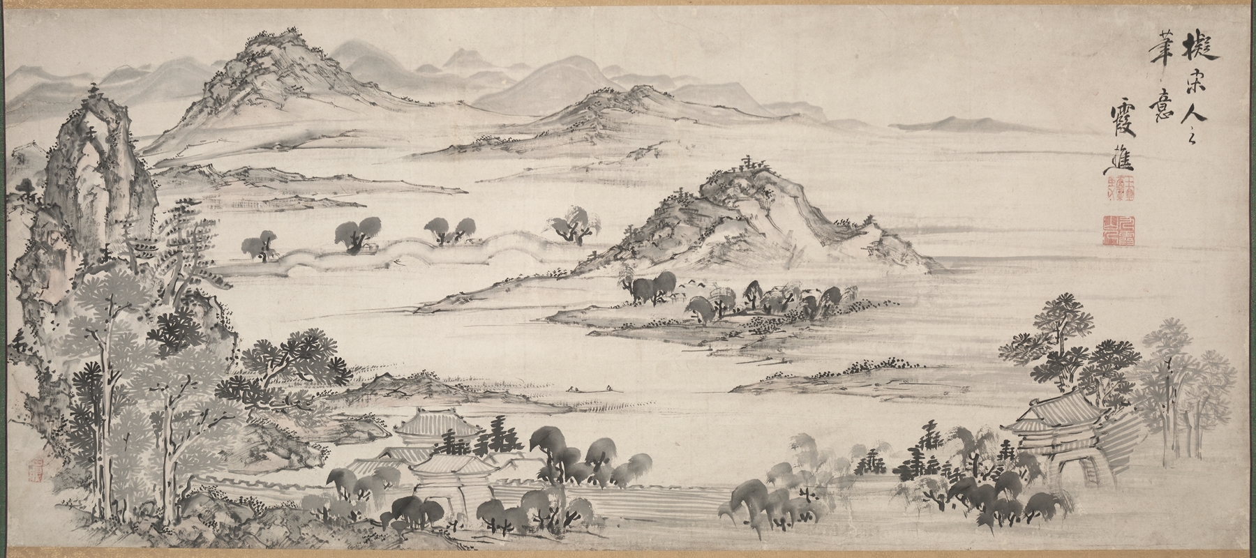 View of West Lake, by Ike Taiga, public domain