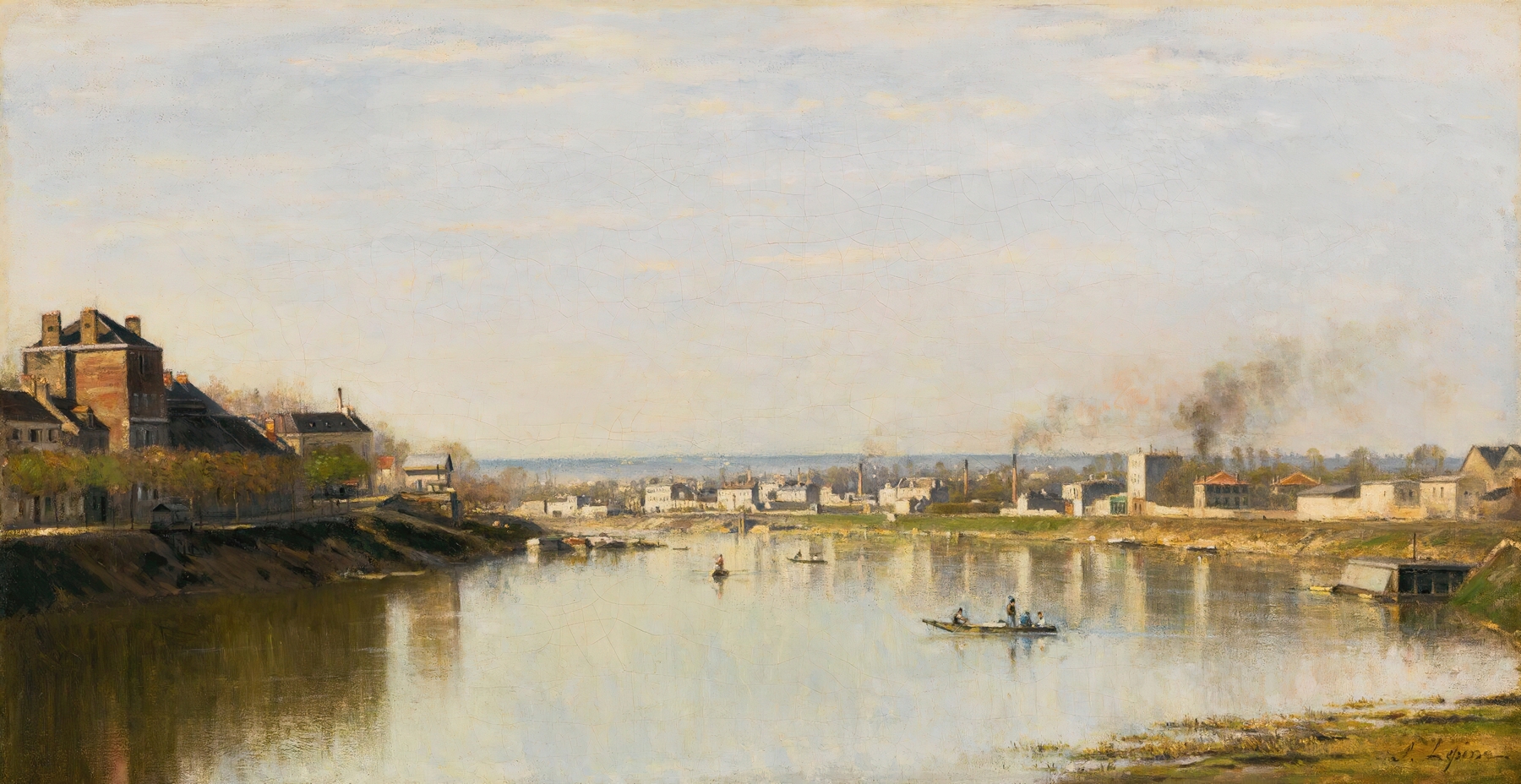 La Seine Devant Saint-Denis, by Stanislas Lépine, public domain