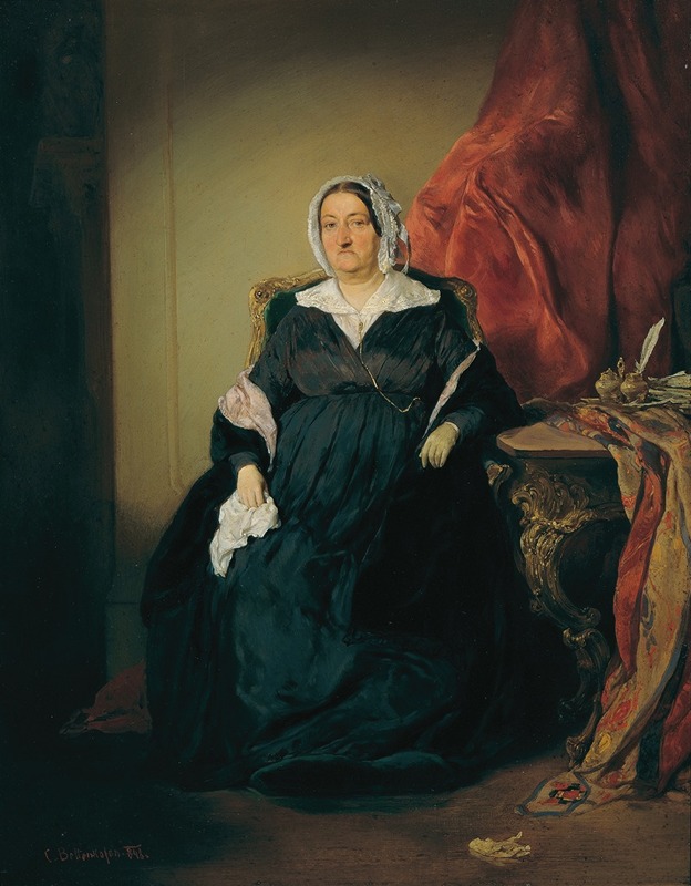 Portrait of Elisabeth Imrédy by August von Pettenkofen.
