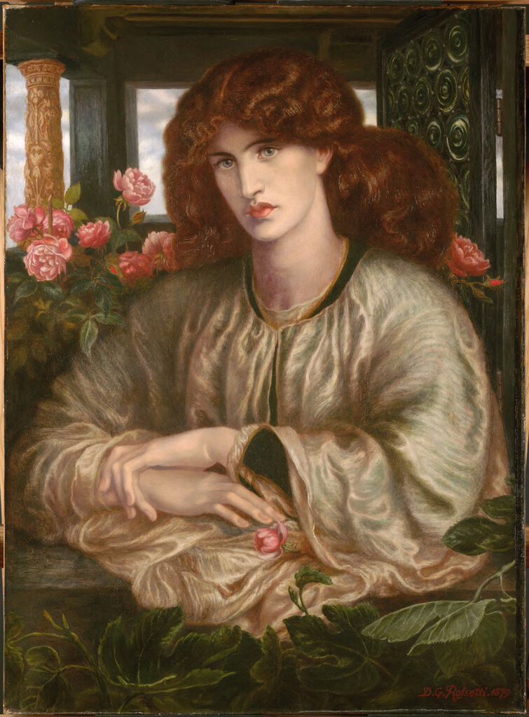 La Donna della Finestra, by Dante Gabriel Rossetti, public domain