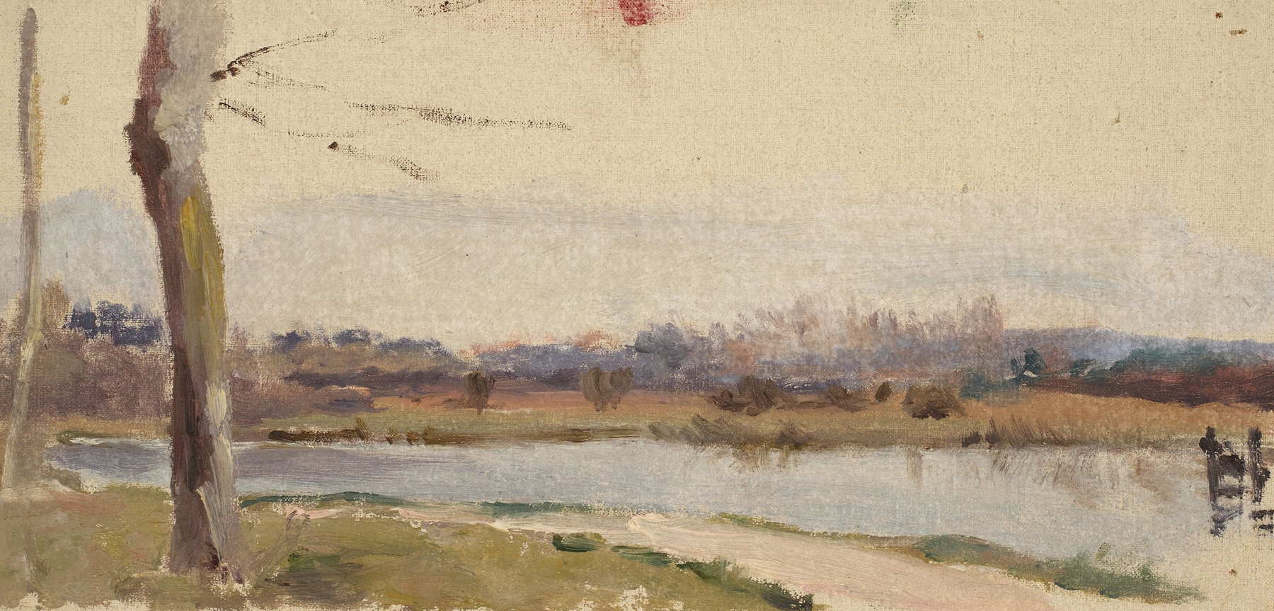 Landscape of mountains in twilight by Jeanne Jegou-Cadart, medium unknown