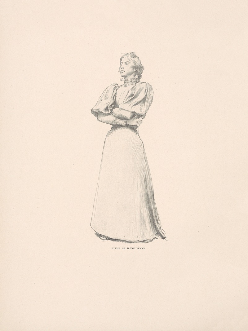 Ètude de jeune femme by William Bouguereau