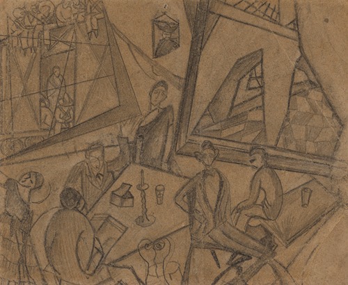 Frida Kahlo's 'Sketch for Pancho Villa and Adelita' captures a moment in Mexican history.