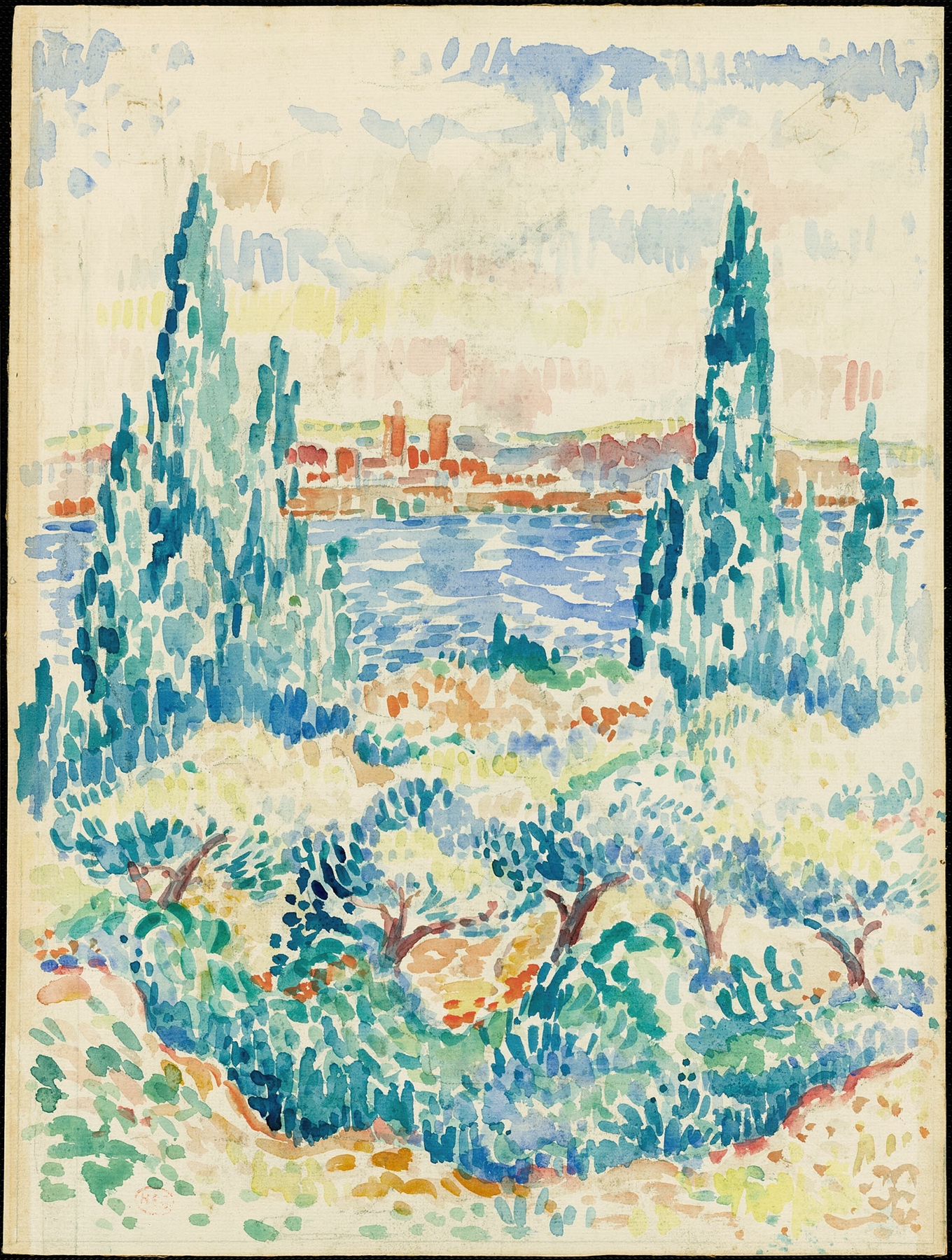 Antibes, by Henri-Edmond Cross, public domain