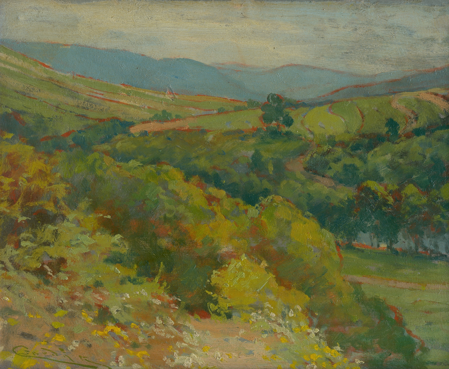 The Hornád Valley by Ťahanovce, by Ľudovít Čordák, public domain