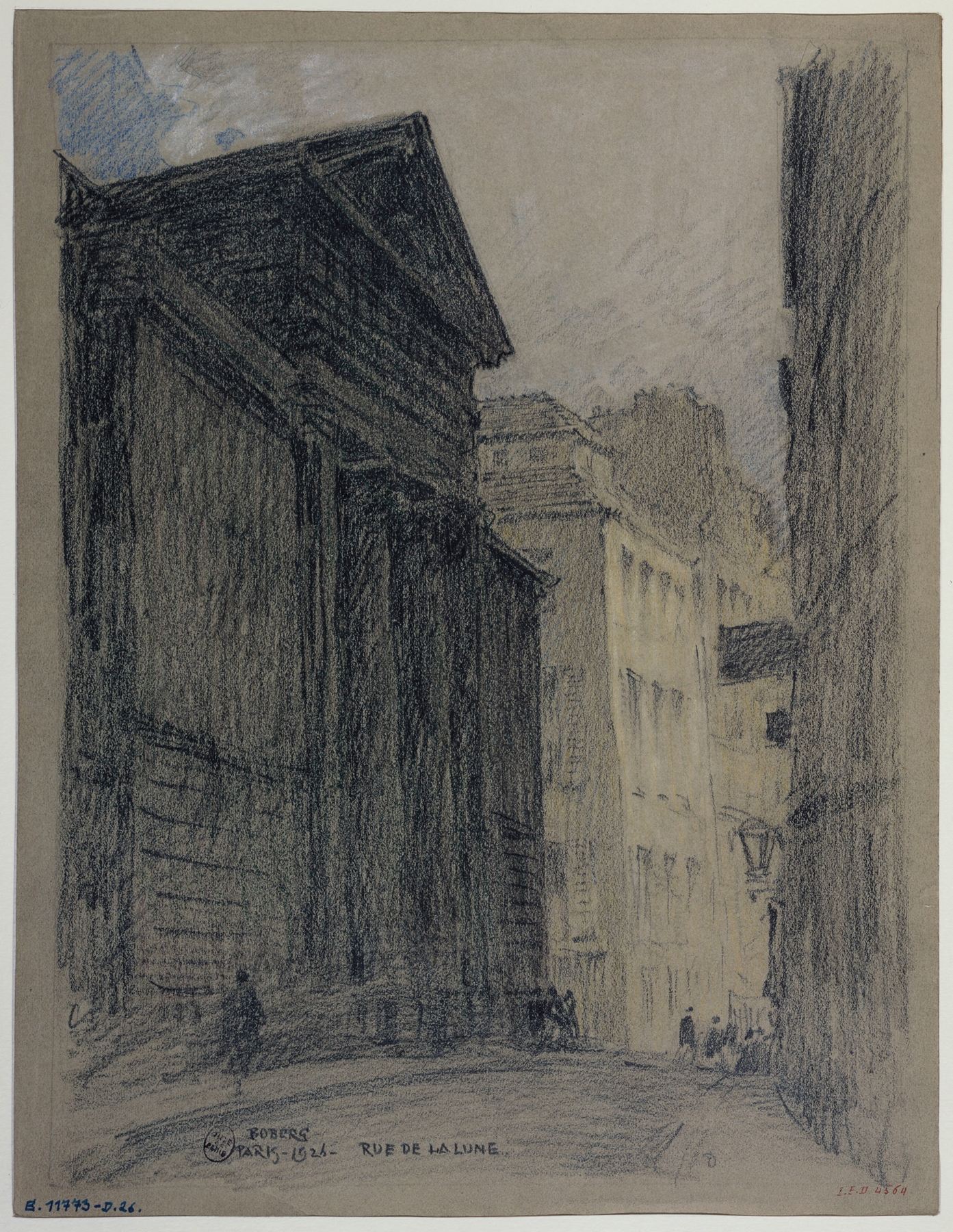 La rue de la Lune, by Ferdinand Boberg, public domain
