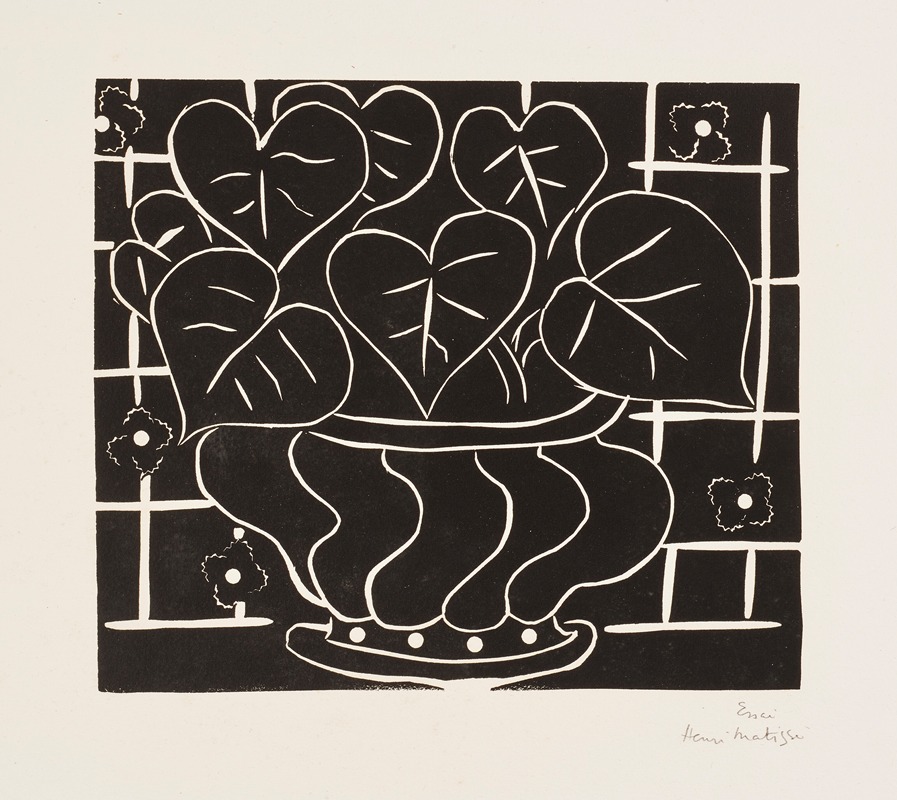 Henri Matisse's *Corbeille de bégonias I* features vibrant begonias in a decorative arrangement.