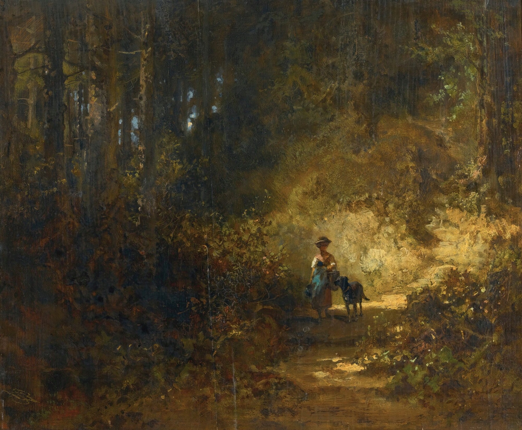 Im Walde, by Carl Spitzweg, public domain