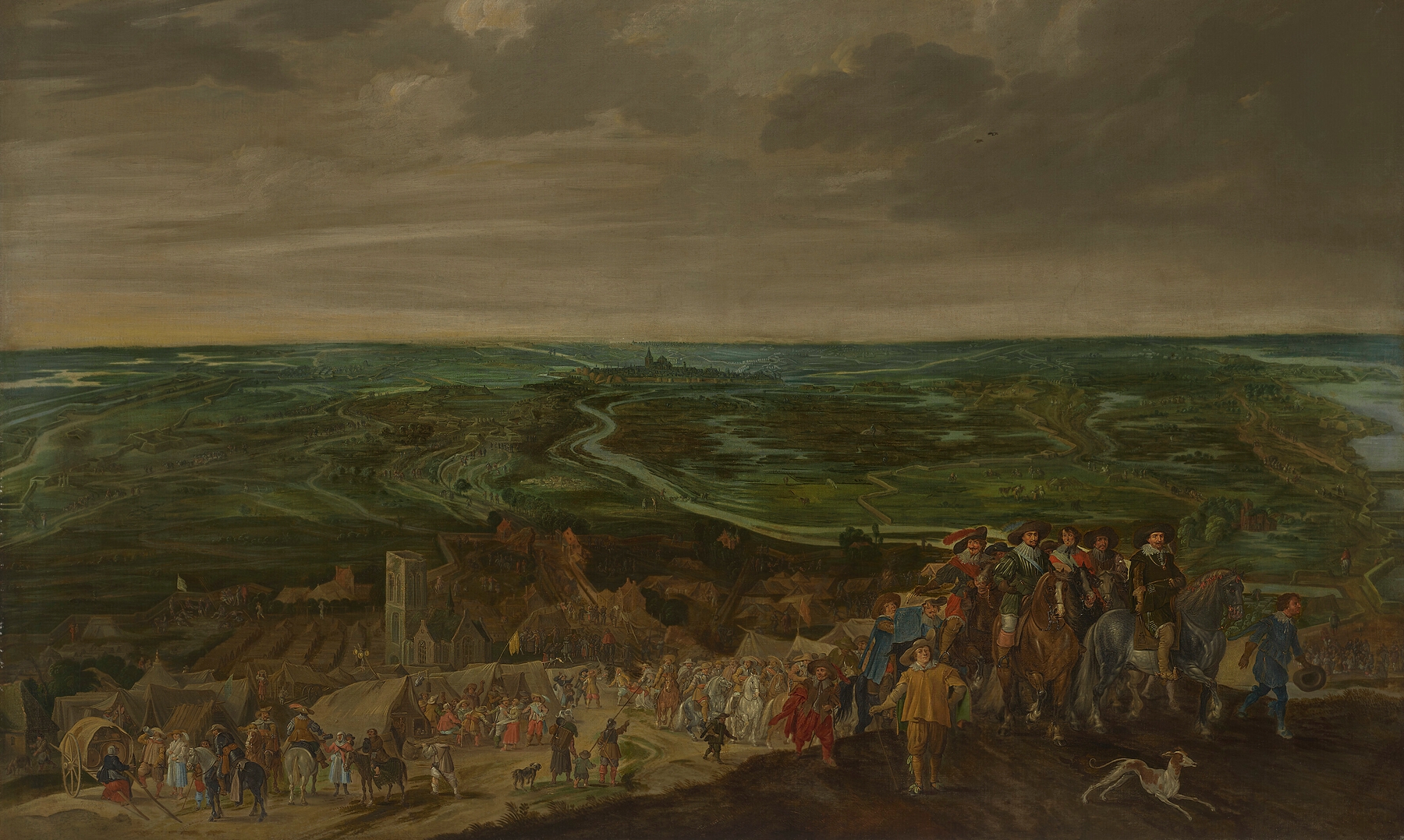 The Siege of ‘s-Hertogenbosch, oil on canvas by Pauwels van Hillegaert