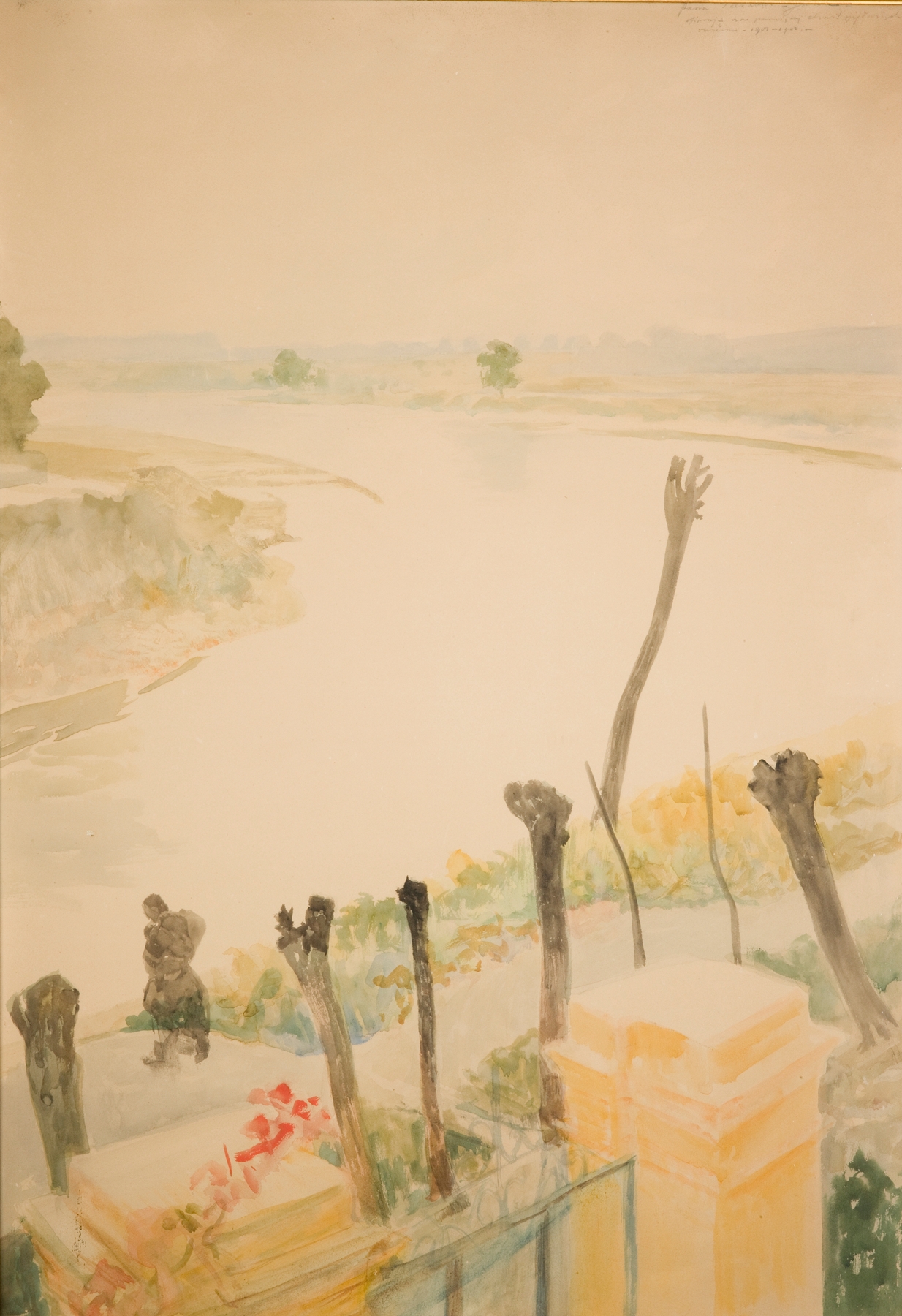 Landscape from the Vistula, by Jacek Malczewski, public domain