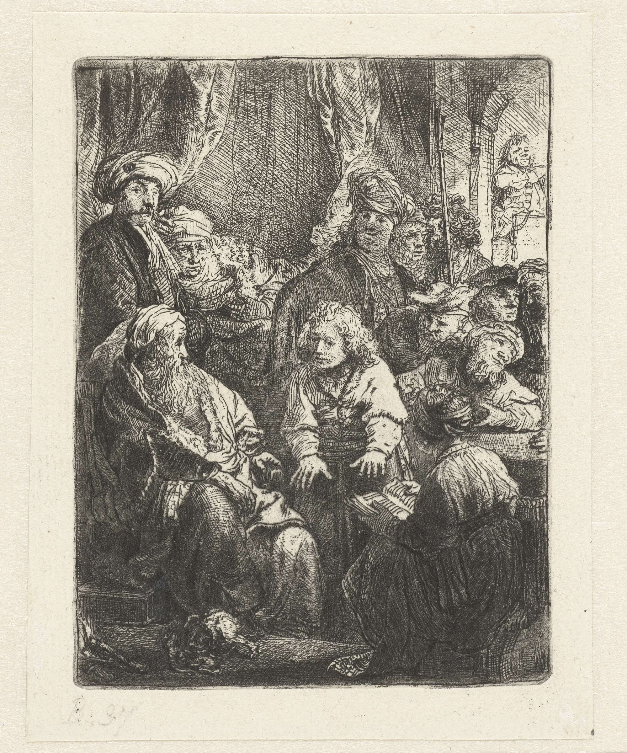 Joseph telling his dreams, by Rembrandt van Rijn, public domain