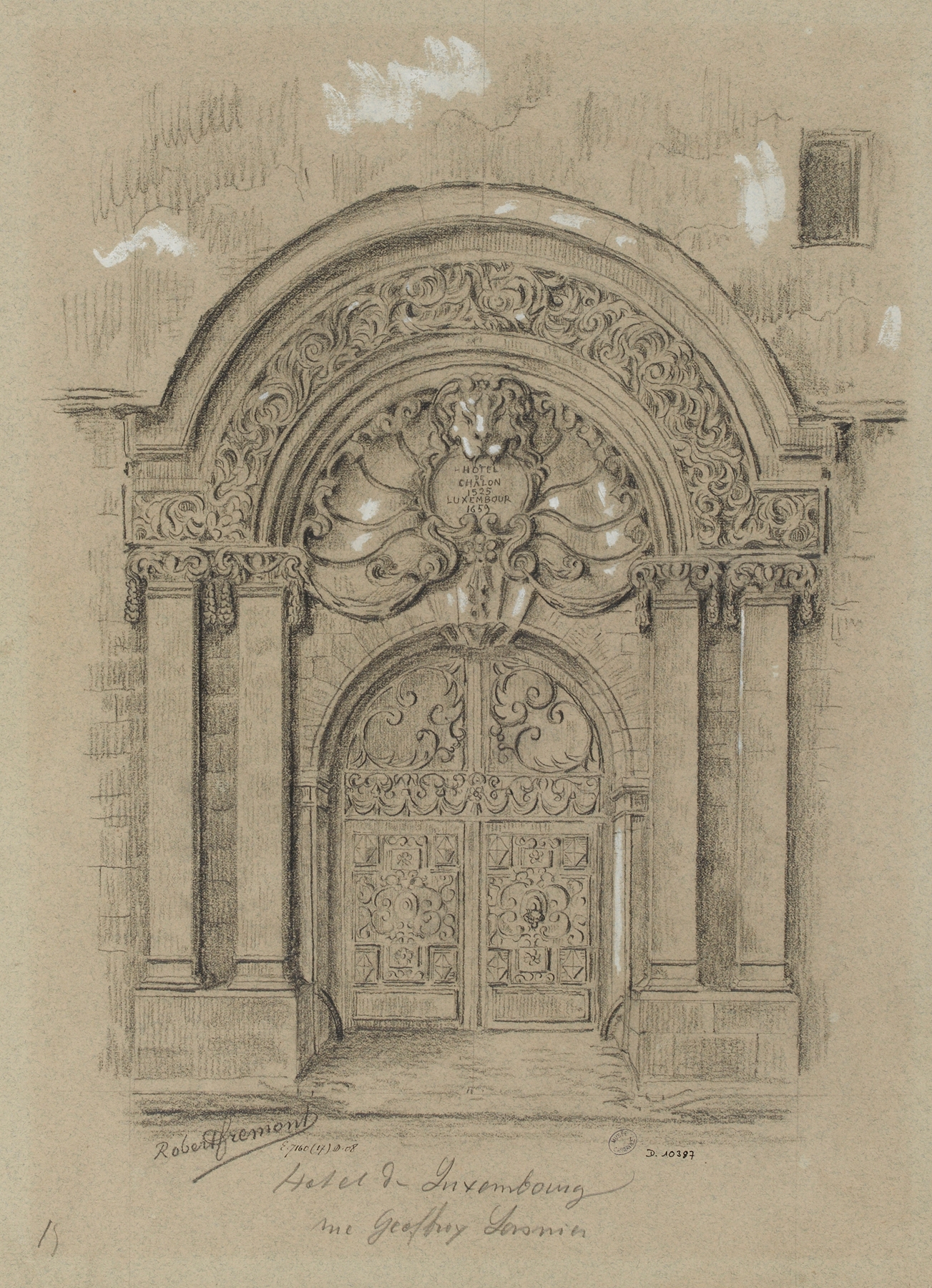 Hôtel de Luxembourg, architecture by Robert Frémont, impressionism