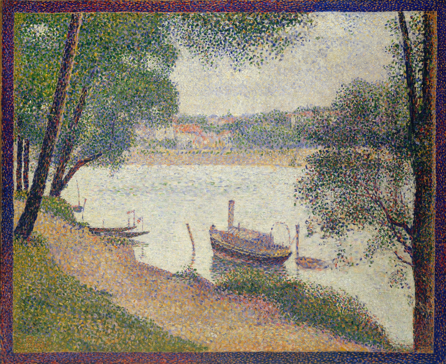 Gray Weather, Grande Jatte, by Georges Seurat, public domain