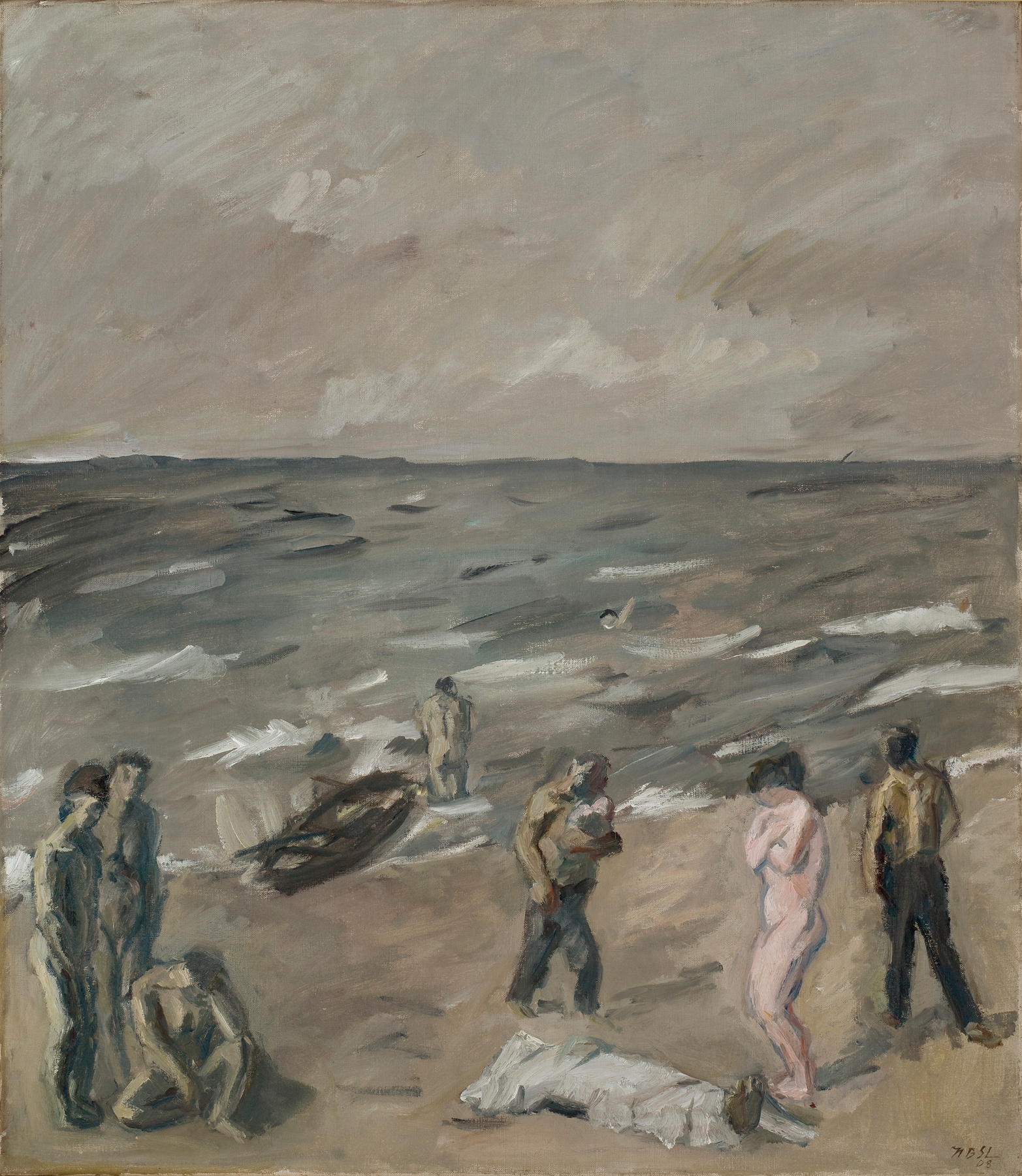 Shipwreck, by Max Beckmann, public domain
