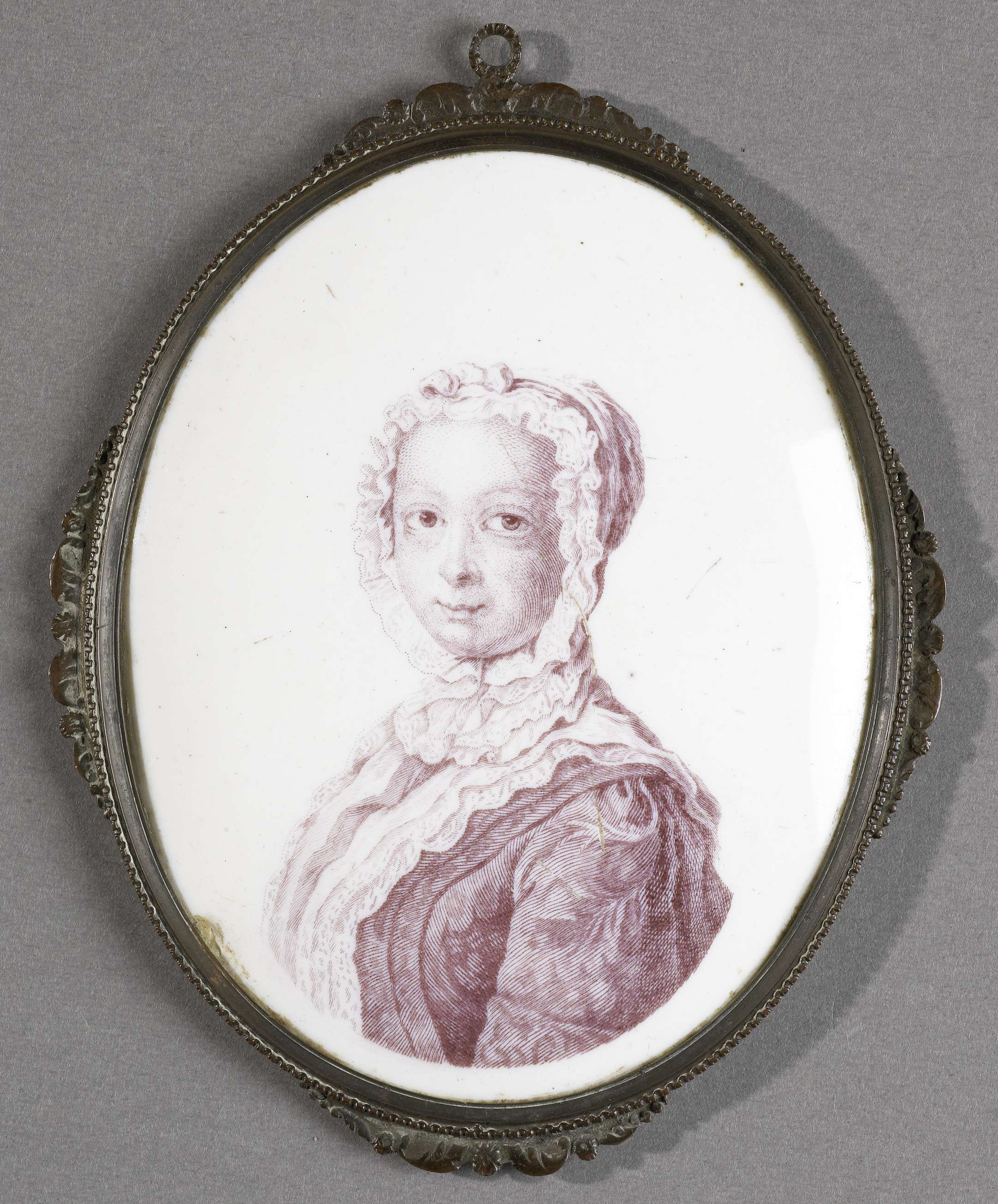 Portrait of Anna van Hannover, metal medium, unknown artist