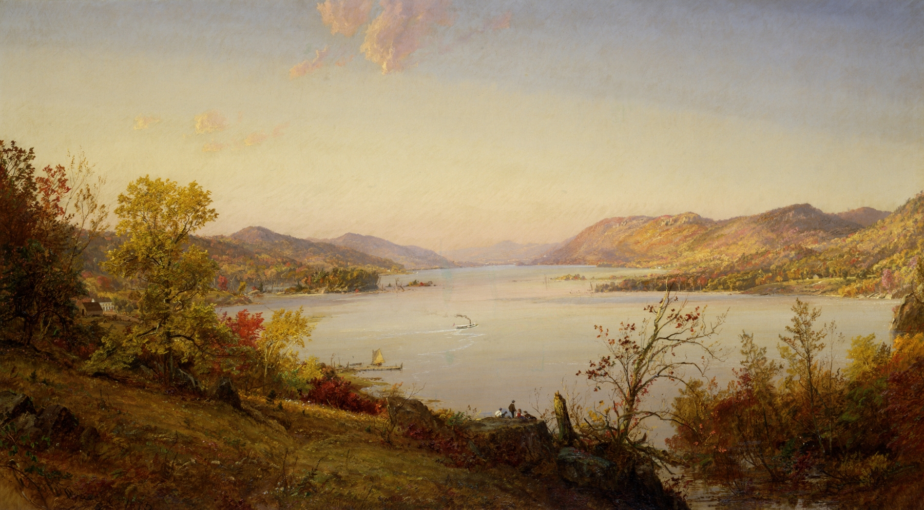 Greenwood Lake, by Jasper Francis Cropsey, public domain
