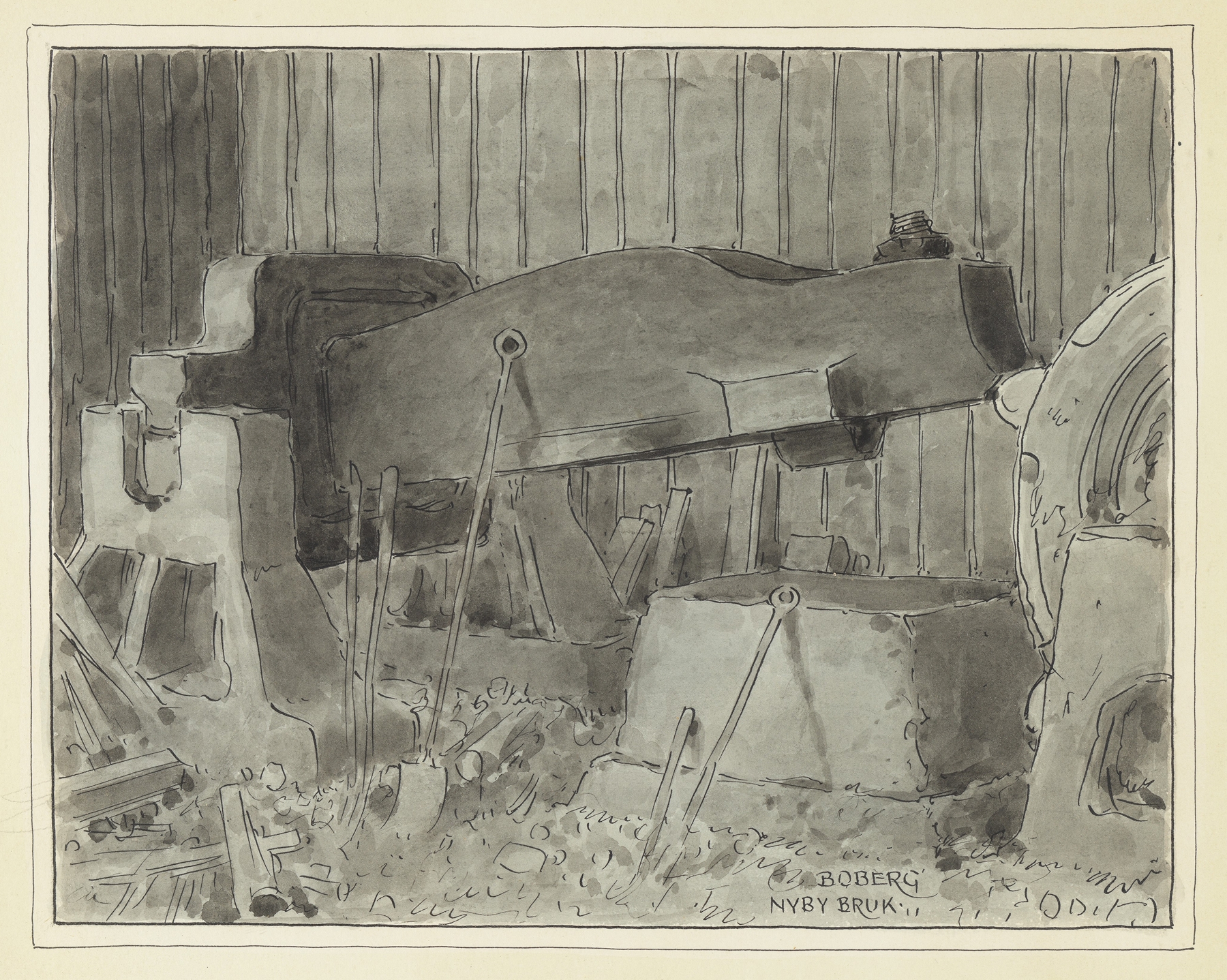 Nyby Bruk, by Ferdinand Boberg, public domain